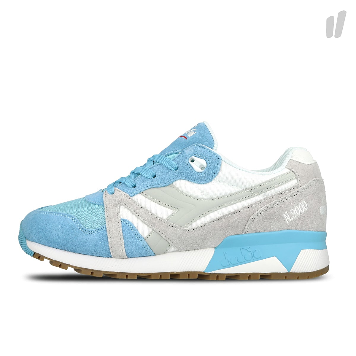 Diadora n9000 nylon Blue Grotto-Lunar Rock Sneakers 160827 01 C6177 | Overkill