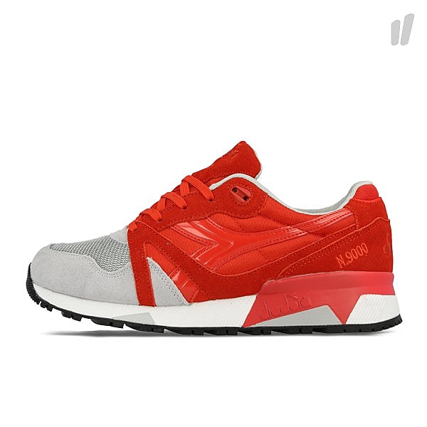 Diadora n9000 nylon Red-Gray Sneakers 160827 01 C5747 | Overkill