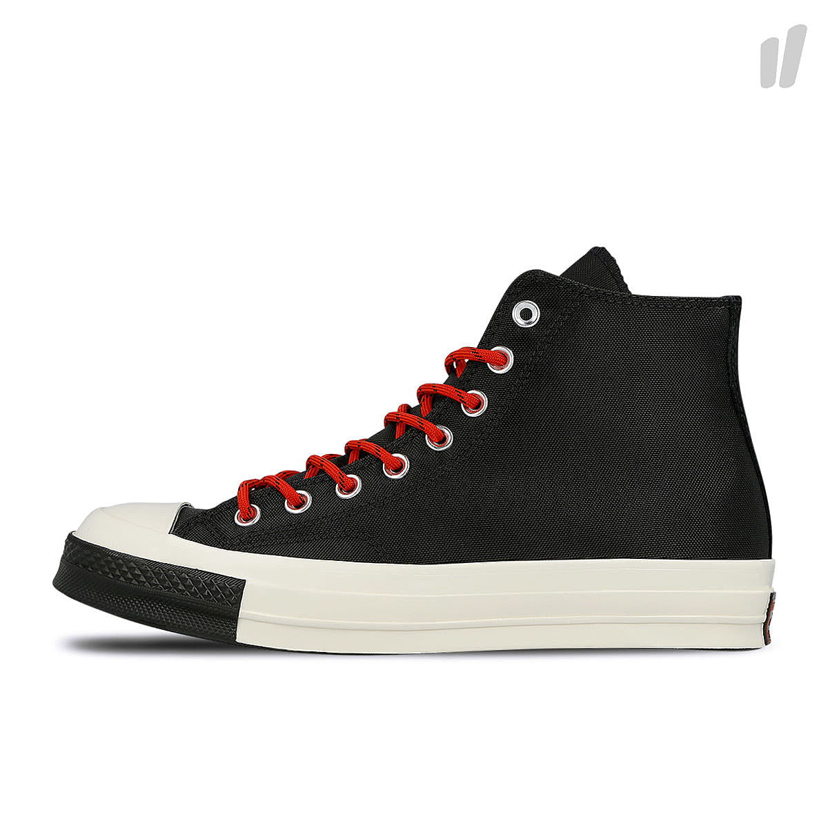 Converse chuck 70 high Black / Enamel Red / Egret Sneakers 161479C | Overkill