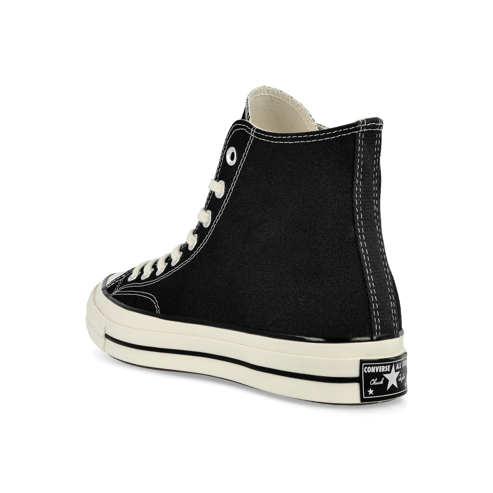 Converse Chuck 70 Hi Black / Black / Egret High Top Sneakers Close Up | Overkill