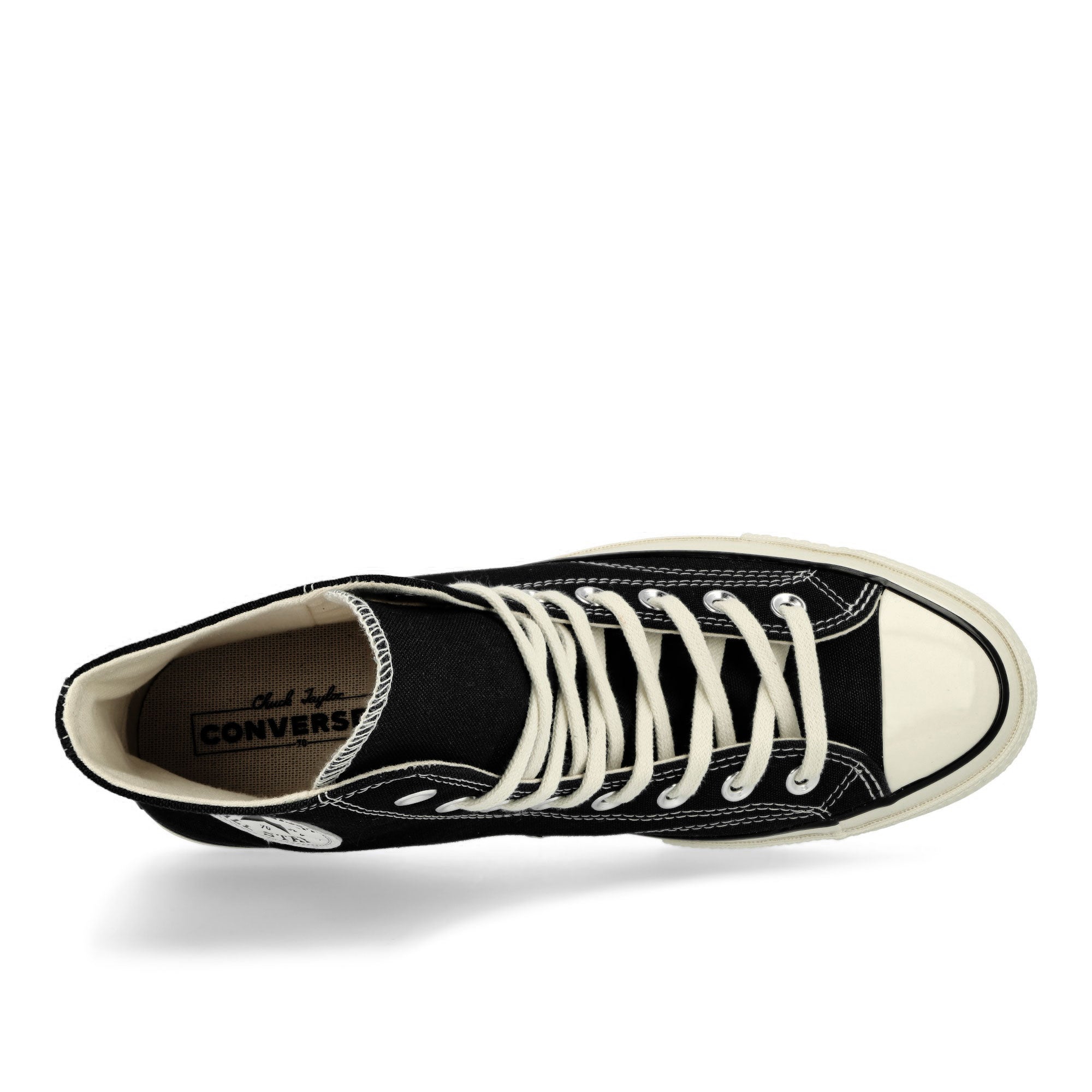 Converse Chuck 70 Hi Black / Black / Egret High Top Sneakers Detail View 1 | Overkill