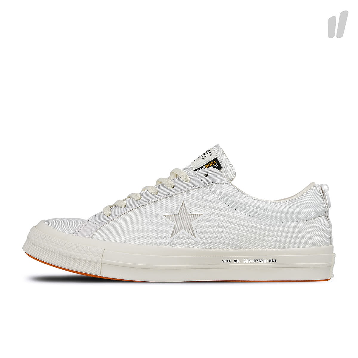 Converse Carhartt WIP x Converse One Star OX White-White-Vibrant Orange Sneakers 162821C | Overkill