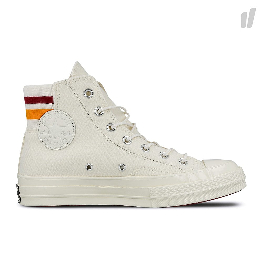 Converse chuck 70 hi Egret-Rhubarb-Orange Sneakers Silhouette | Overkill