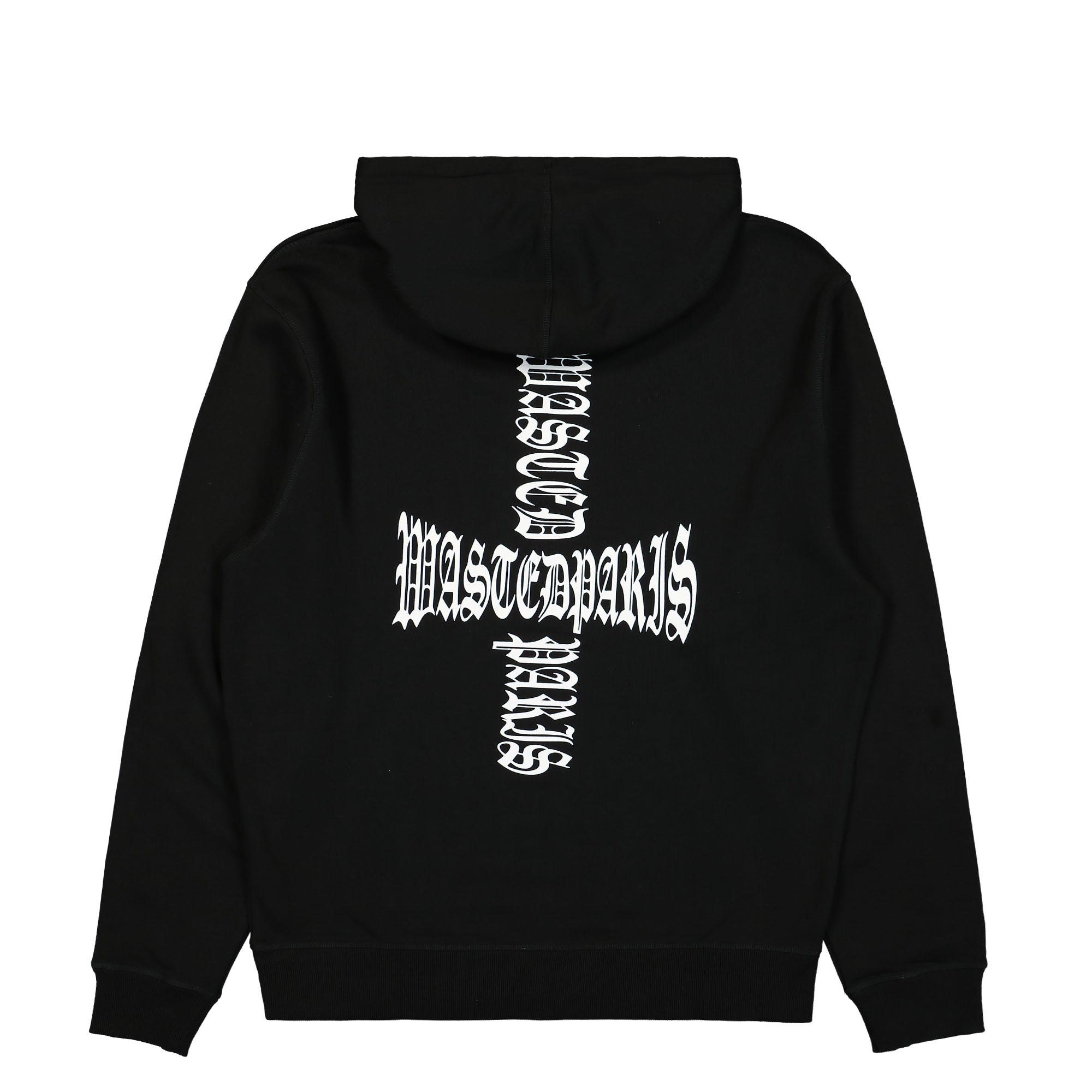Wasted Paris Sight Hoodie Black Hoodies Close-up | Overkill