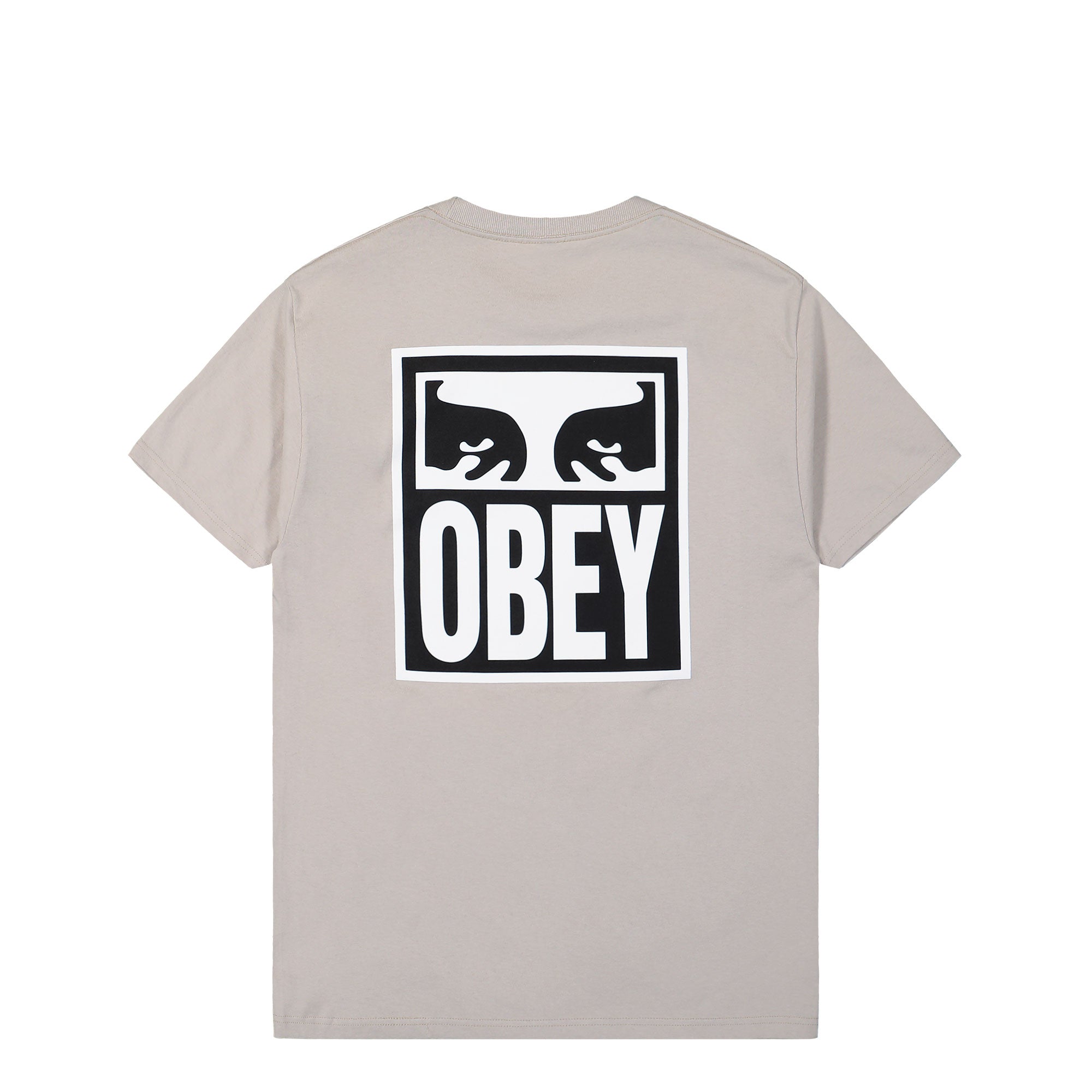 Obey Obey Eyes Icon 2 T-Shirt Silver Grey T-Shirts 165262142 / Silver Grey Close-up | Overkill