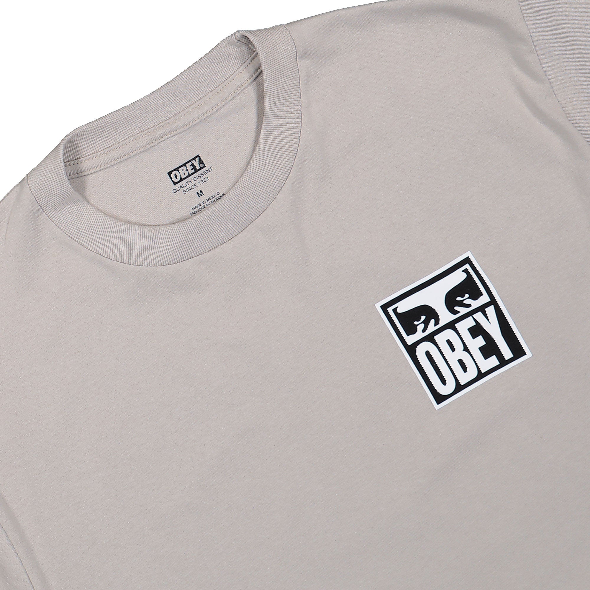 Obey Obey Eyes Icon 2 T-Shirt Silver Grey T-Shirts 165262142 / Silver Grey Detailfoto | Overkill