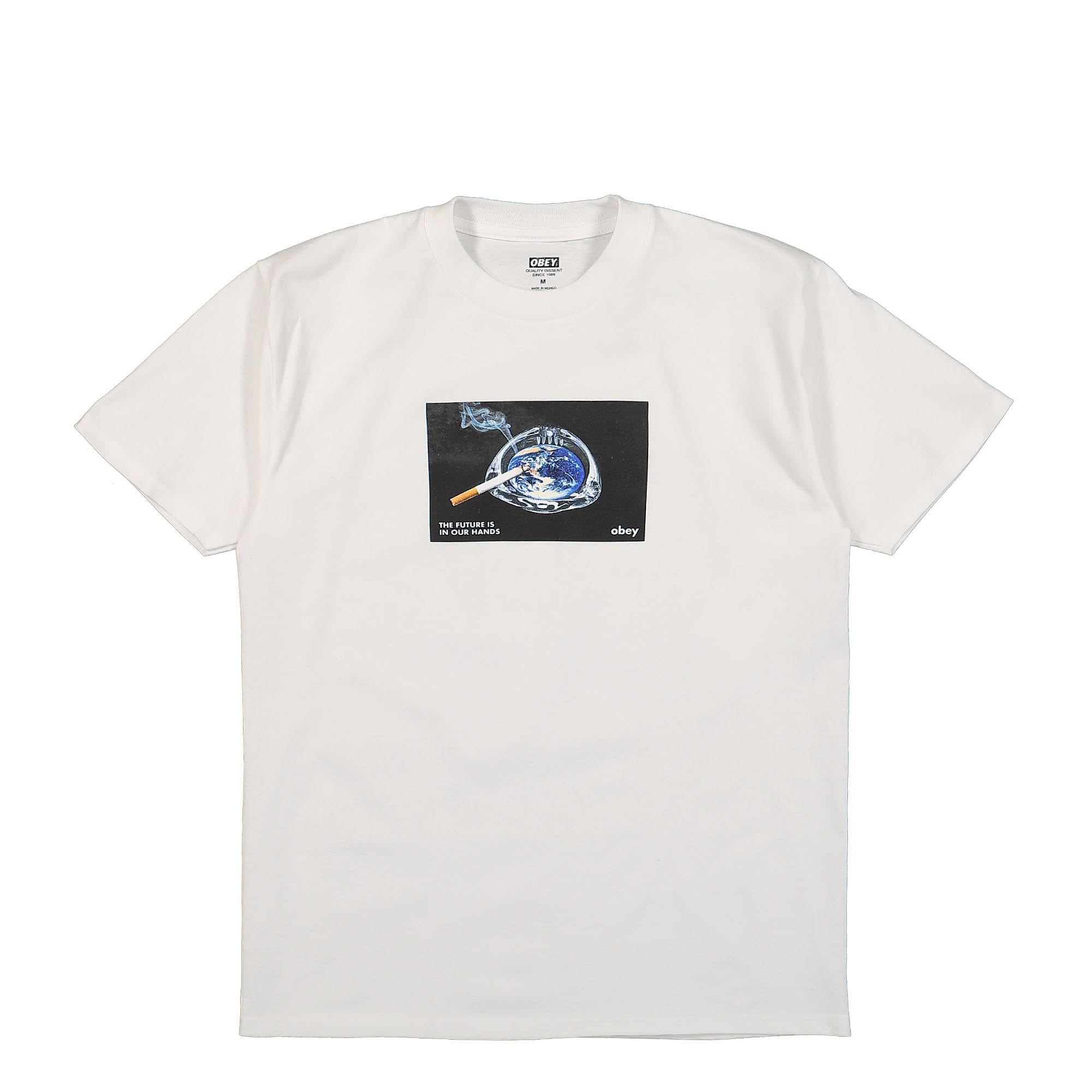 Obey The Future Is In Our Hand Tee White T-Shirts 165263186 | Overkill