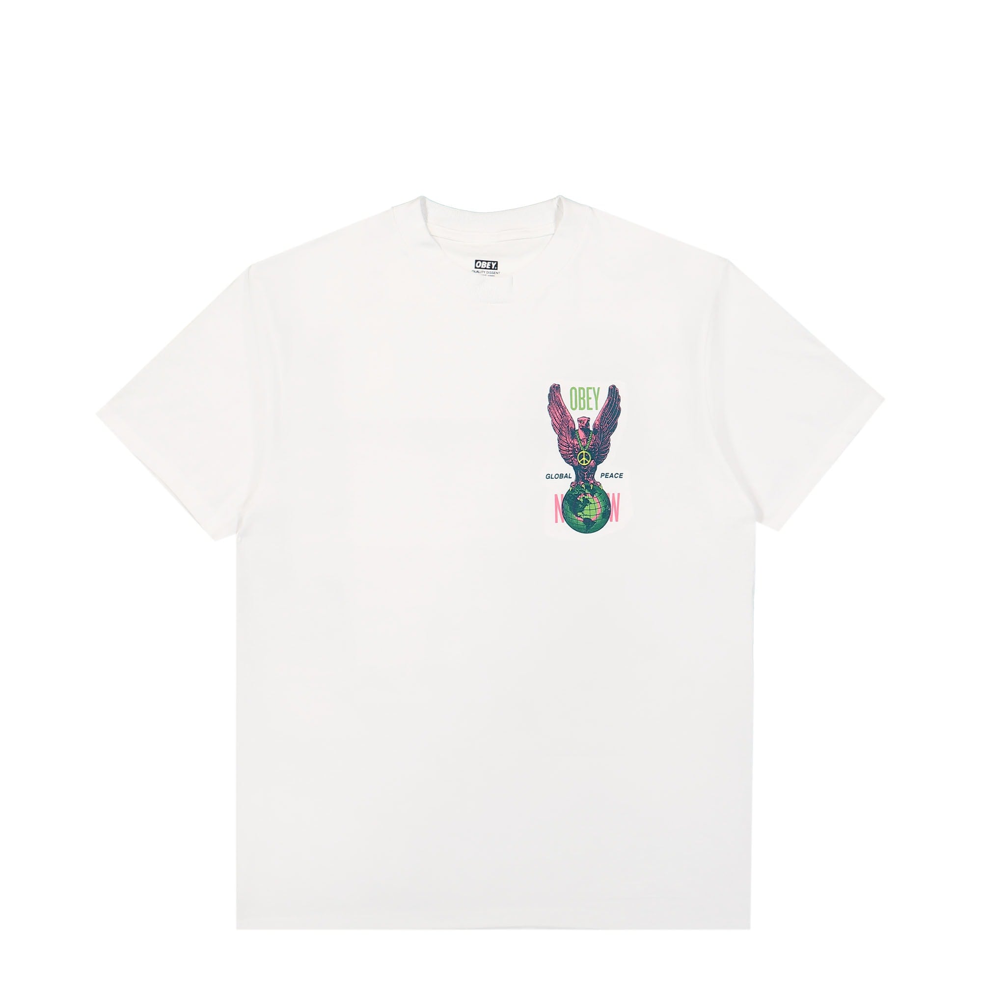 Obey Peace Eagle Tee White T-Shirts 165263596 / White | Overkill
