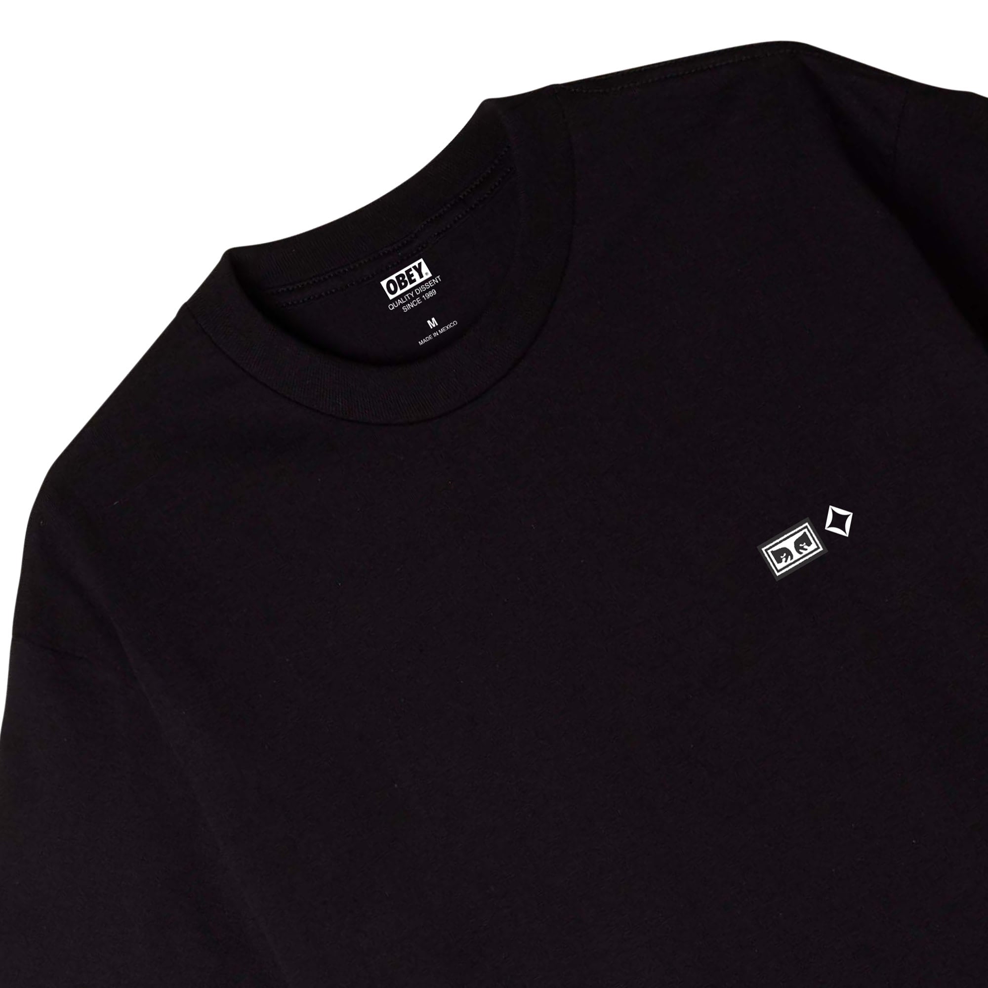 Obey Helinox x Obey Classic T-Shirt Black T-Shirts Material | Overkill