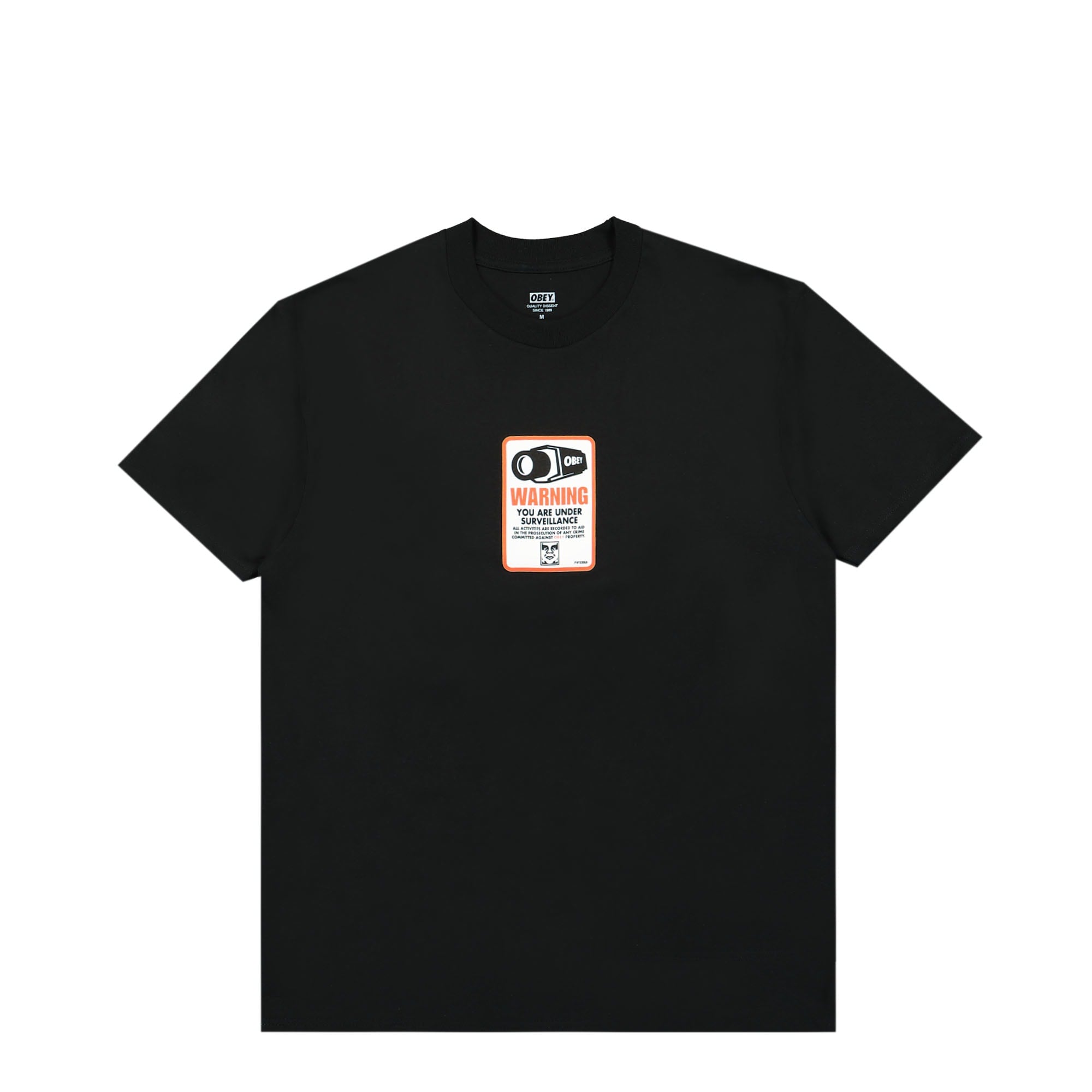 Obey Surveillance Tee Black T-Shirts 165263621 / Black | Overkill