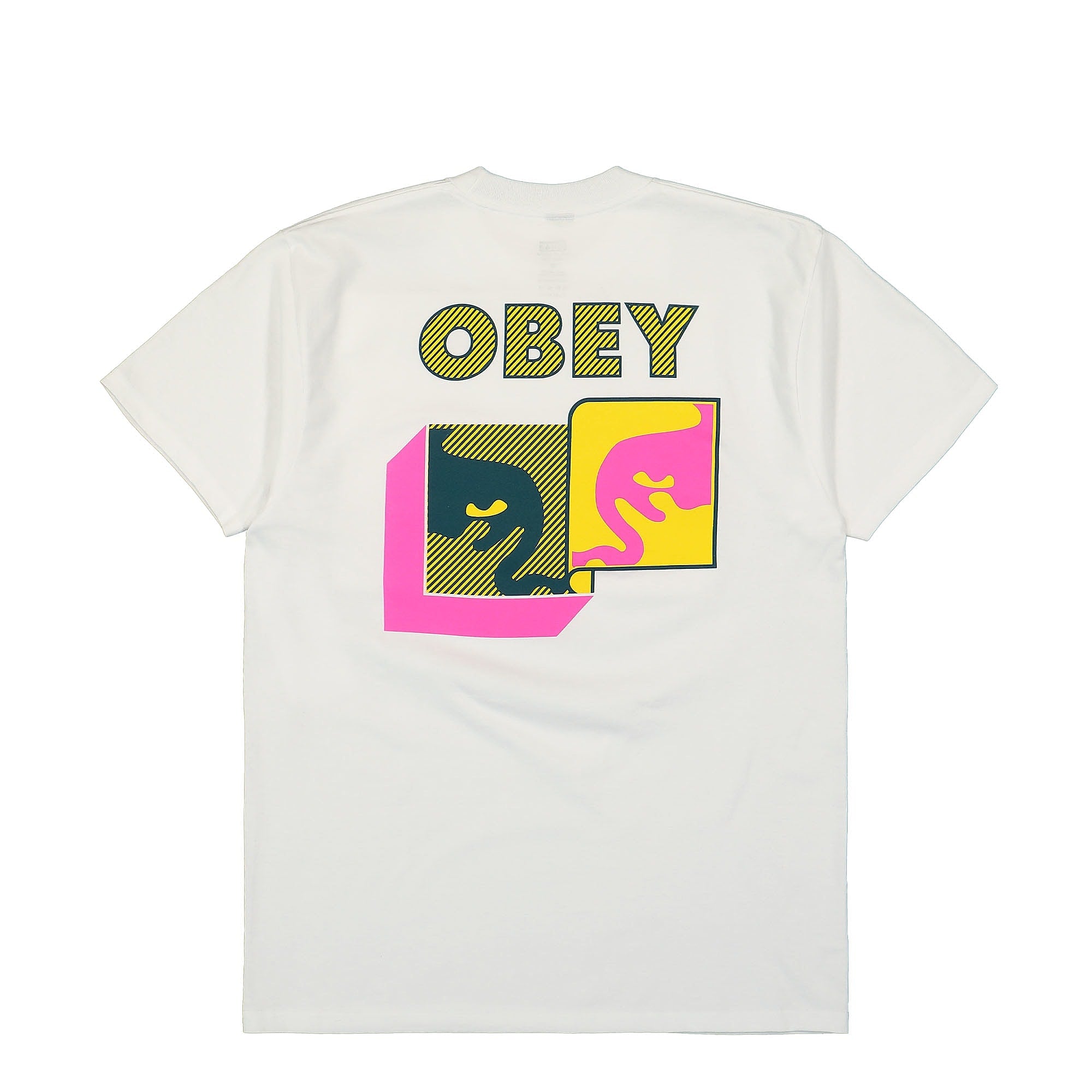 Obey Post Modern T-Shirt White T-Shirts Close-up | Overkill