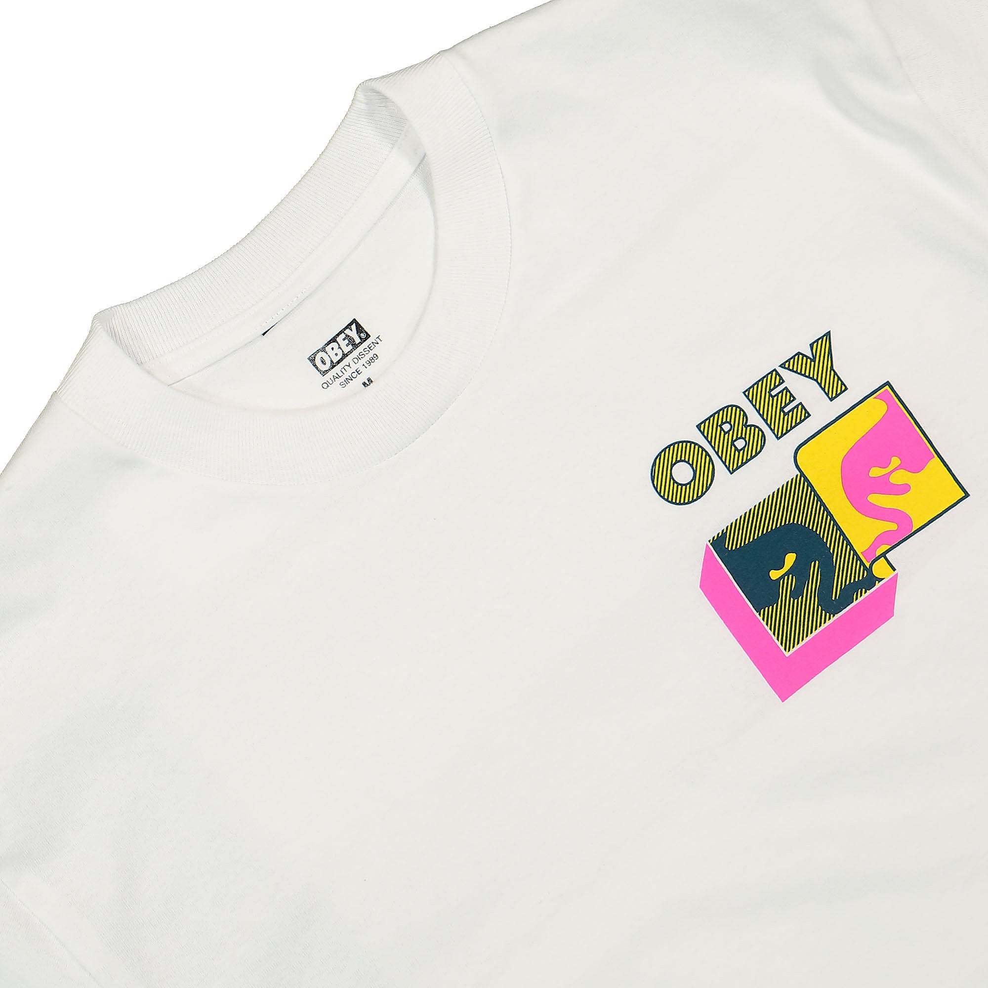 Obey Post Modern T-Shirt White T-Shirts Material | Overkill
