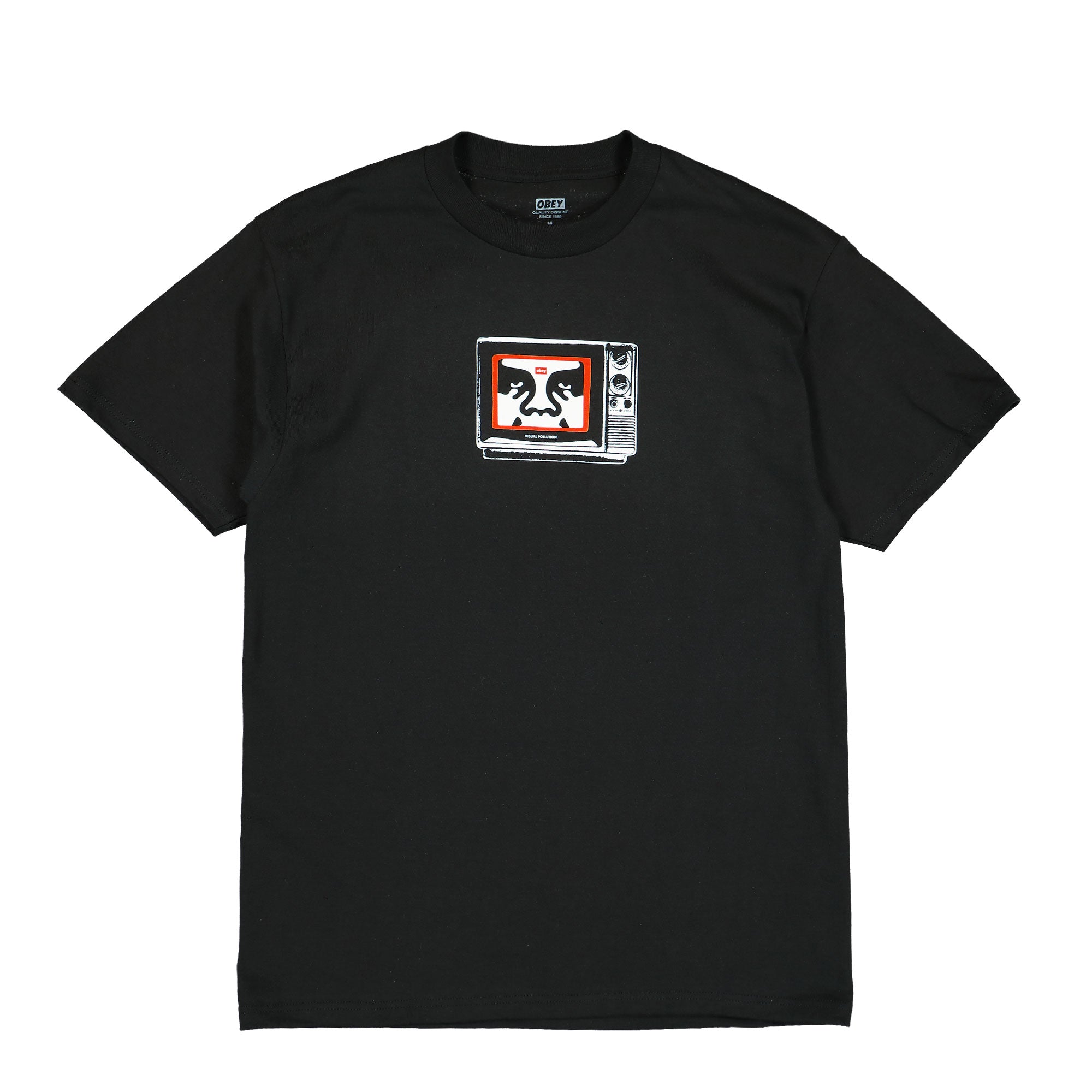 Obey TV T-Shirt Black T-Shirts 165263940-BLK | Overkill
