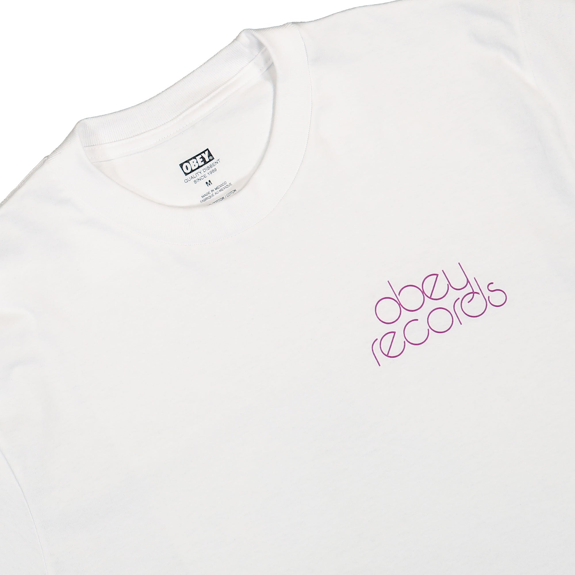 Obey Sonic Subversion T-Shirt White T-Shirts Material | Overkill