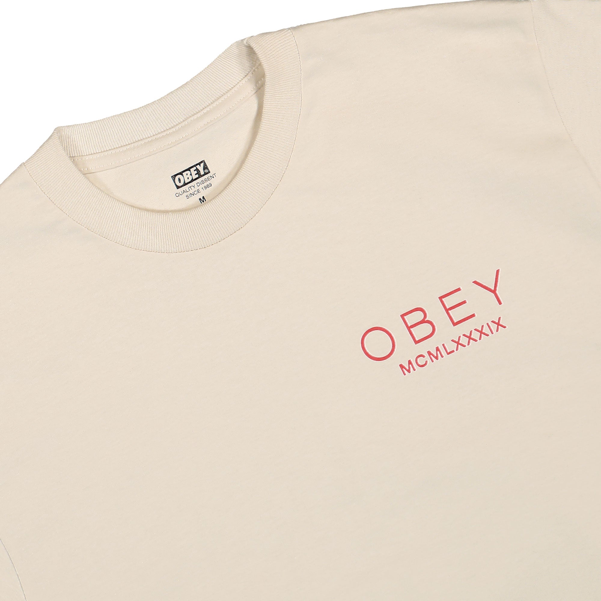 Obey Bella Maximus T-Shirt Cream T-Shirts Material | Overkill