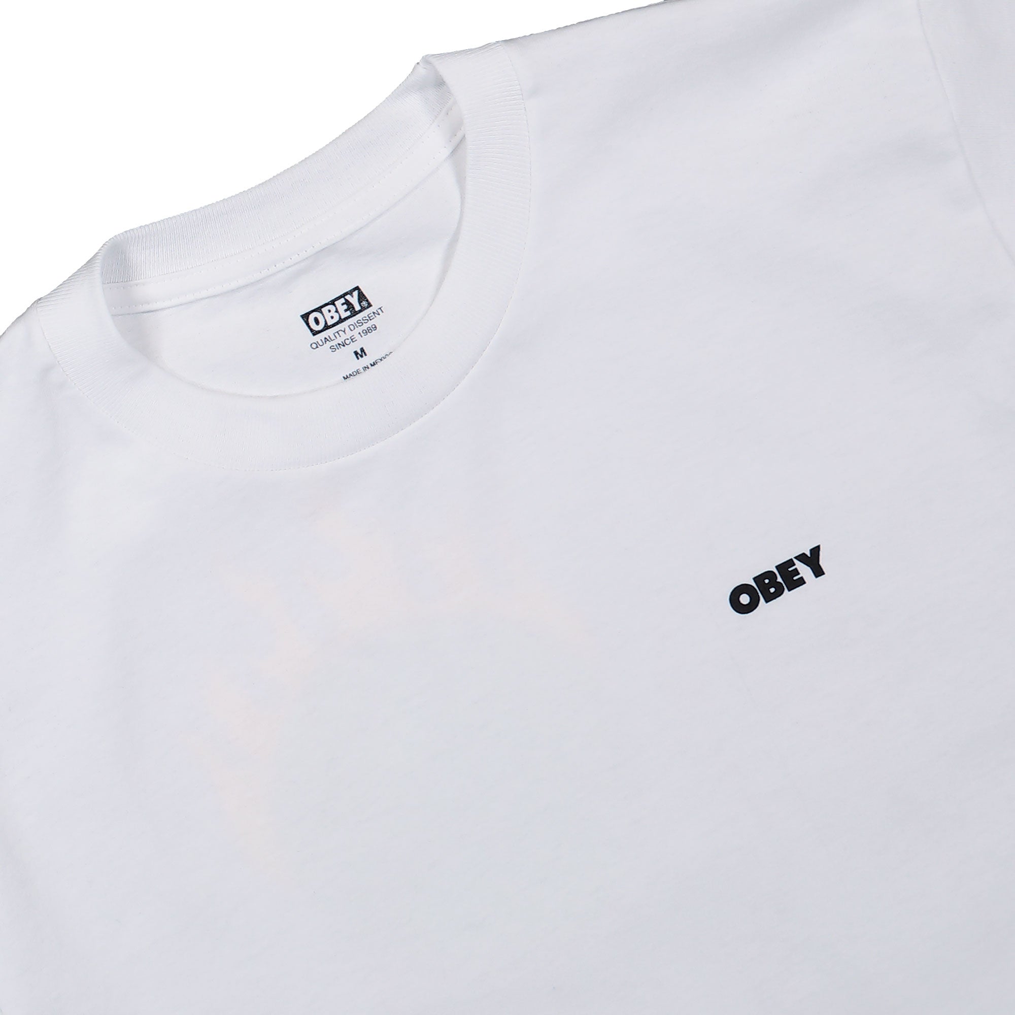 Obey World In Flames T-Shirt White T-Shirts 165264236 / White Detailfoto | Overkill