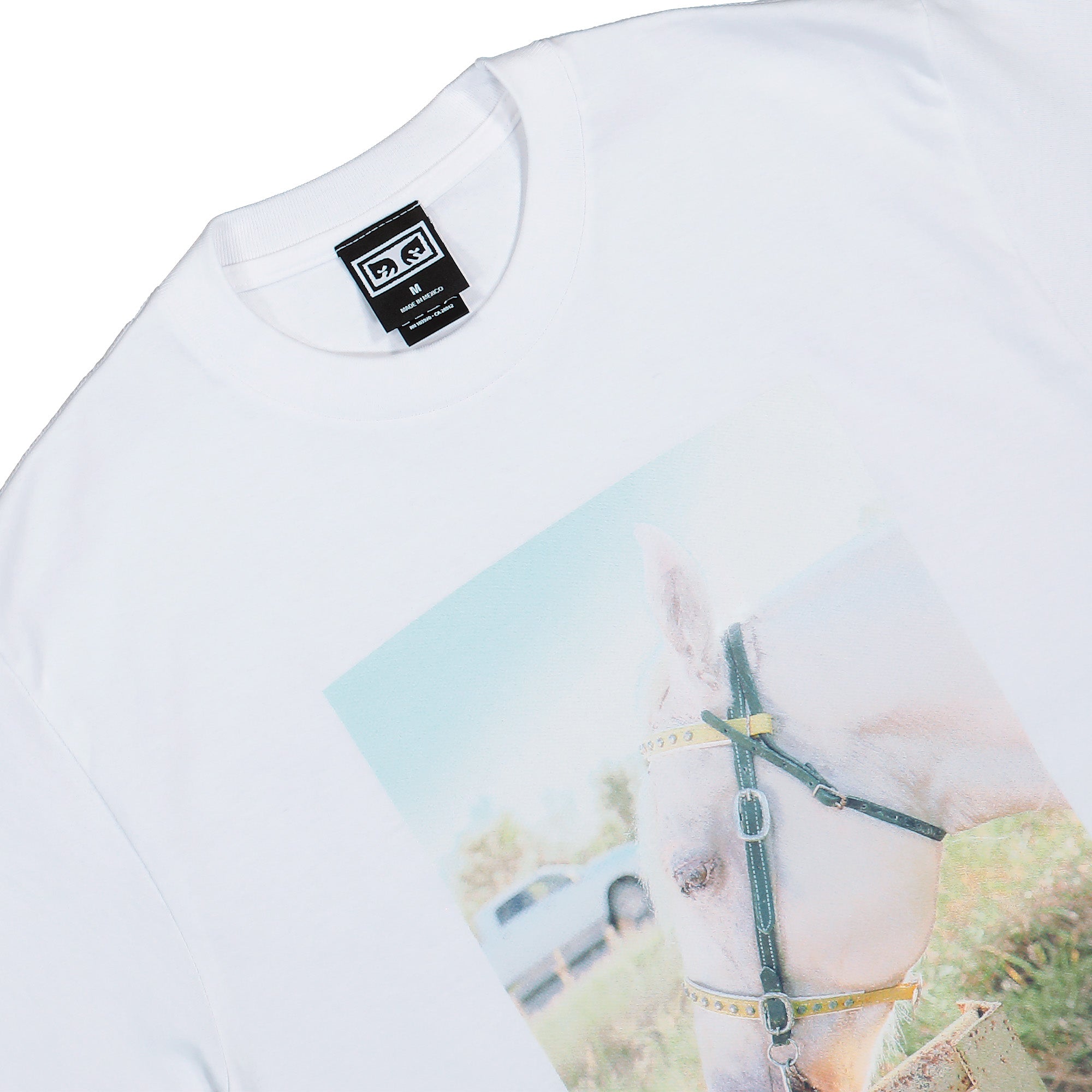 Obey Rodeo Queen T-Shirt White T-Shirt 165264537-WHT Detailfoto | Overkill