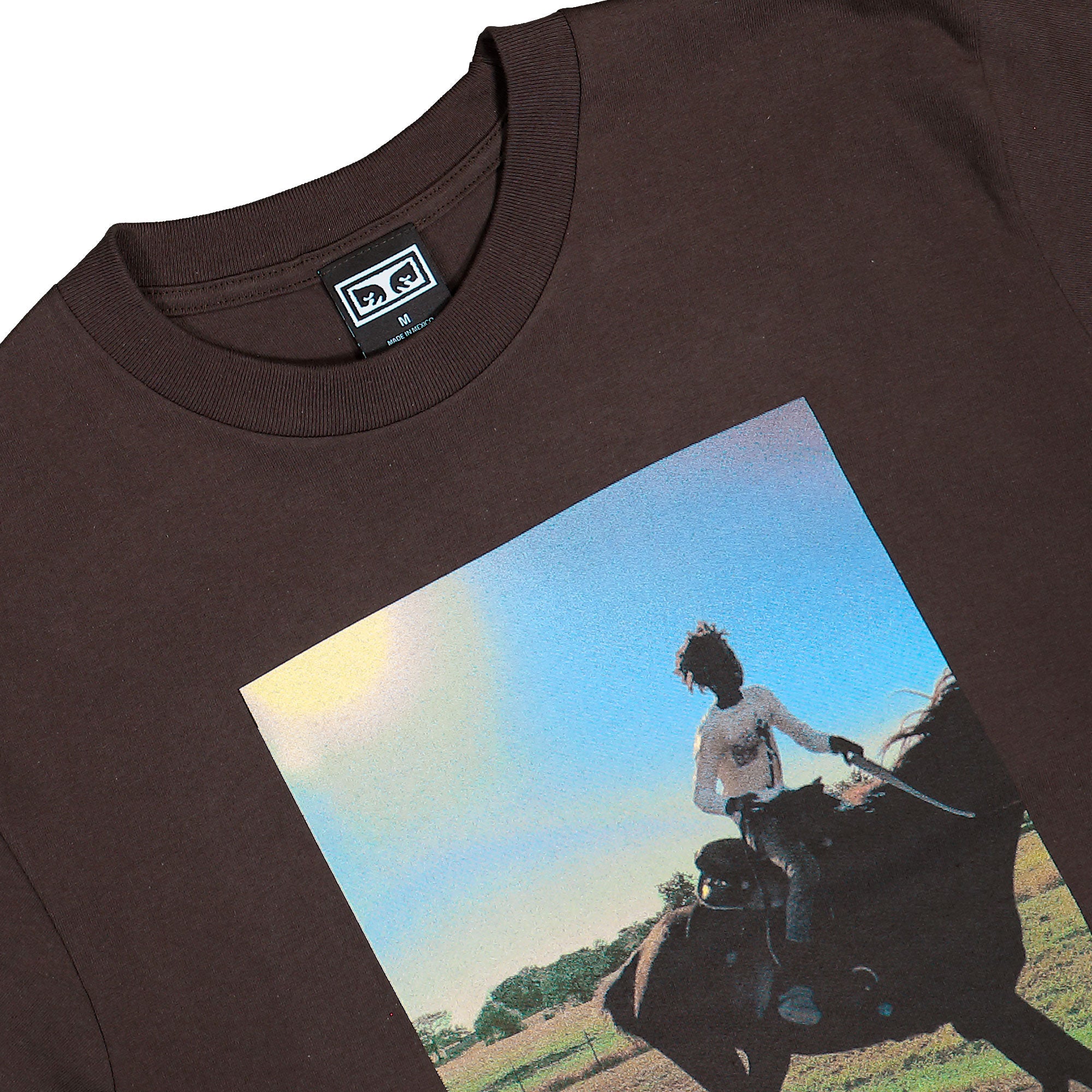 Obey Trail Ride T-Shirt Java Brown T-Shirt 165264538-JVA Detailfoto | Overkill