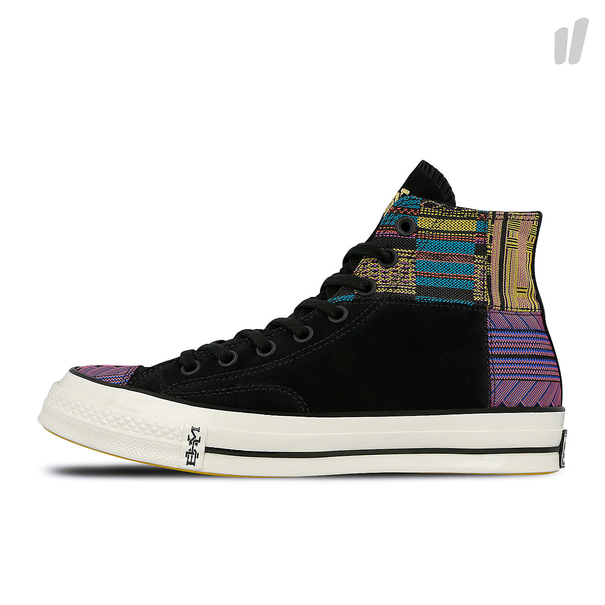 Converse BHM x Converse Chuck 70 Hi Black / Egret / Yellow Sneakers 165556C | Overkill