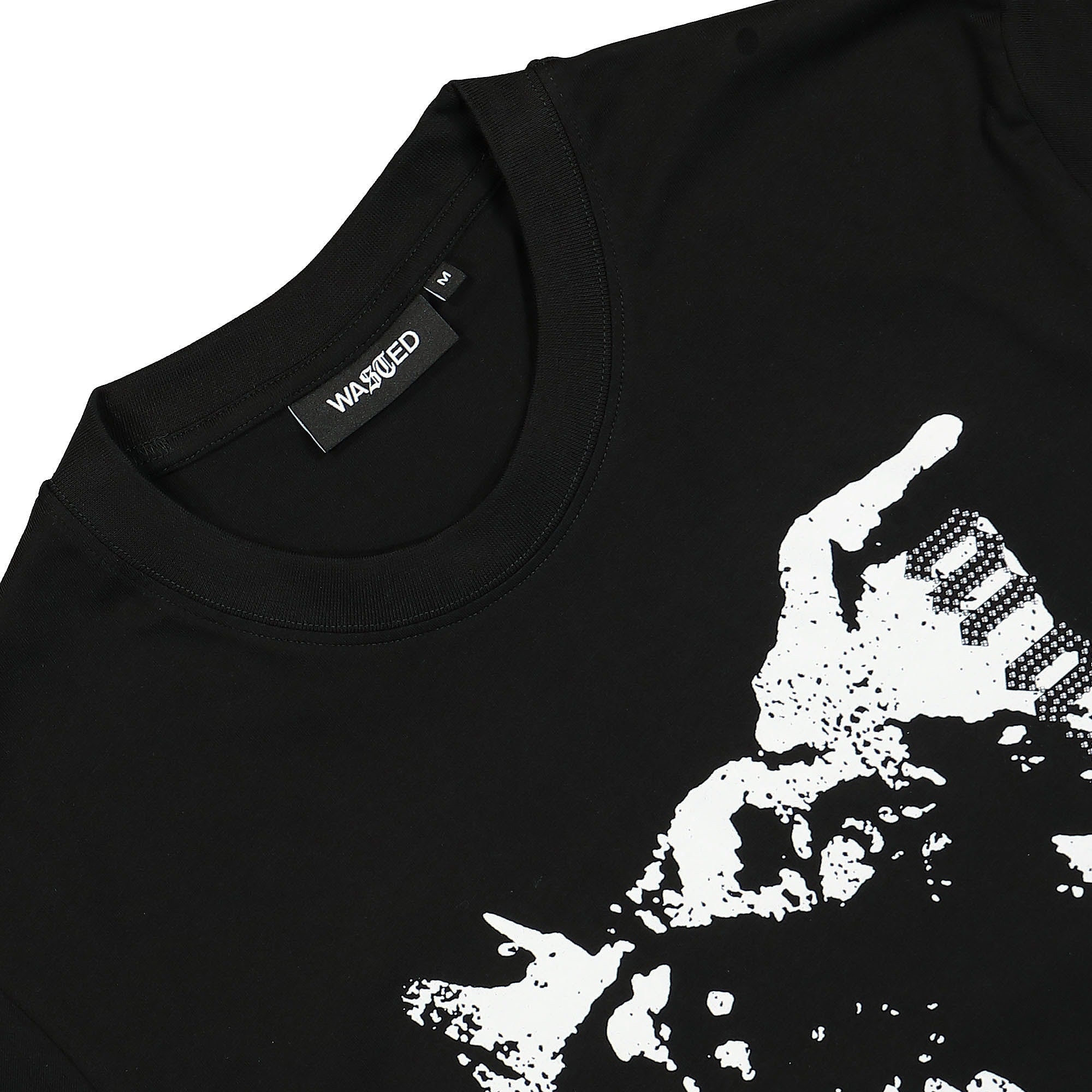 Wasted Paris Creep T-Shirt Black T-Shirts Close-up | Overkill