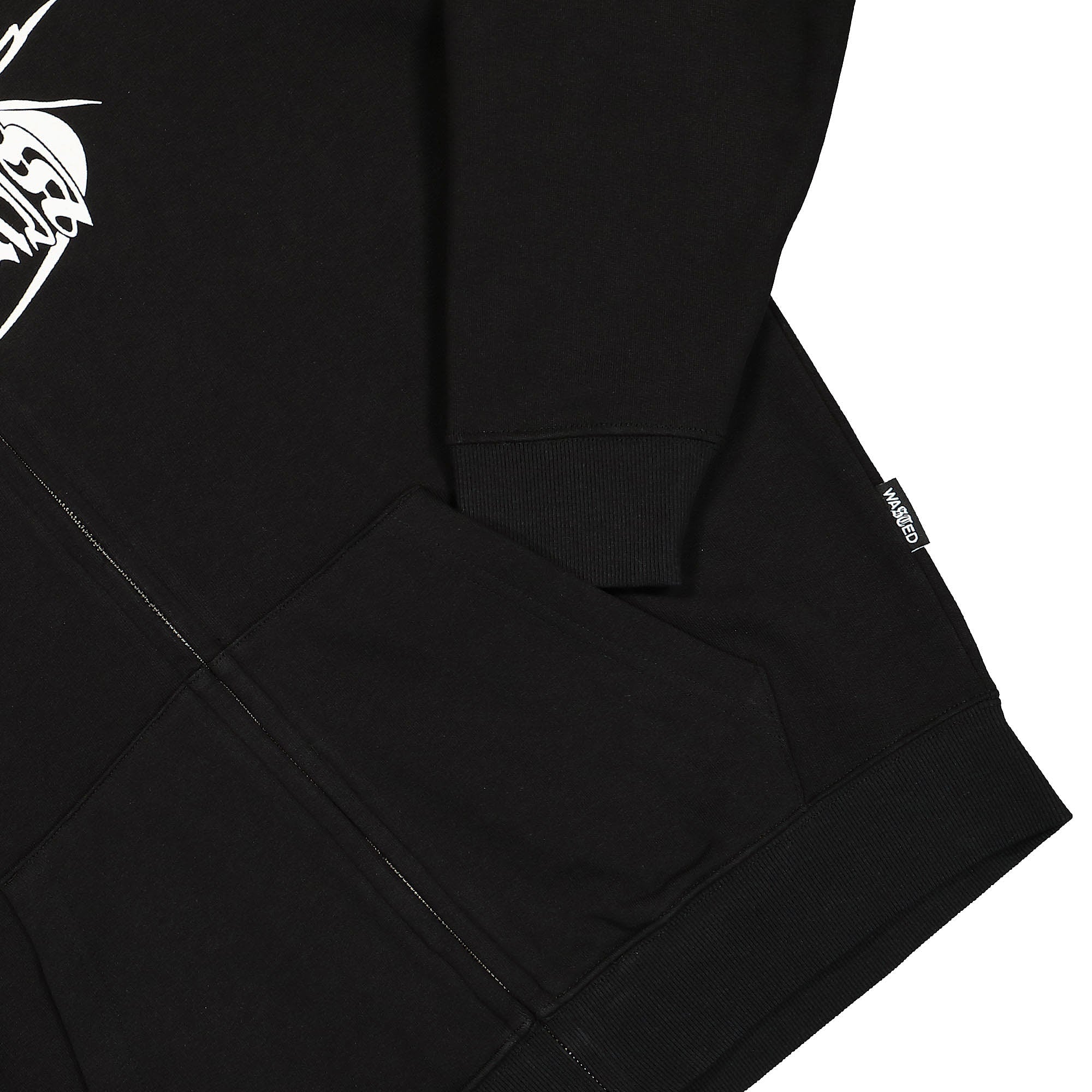 Wasted Paris Boiler Zip-Hoodie Black Hoodies Detailfoto | Overkill