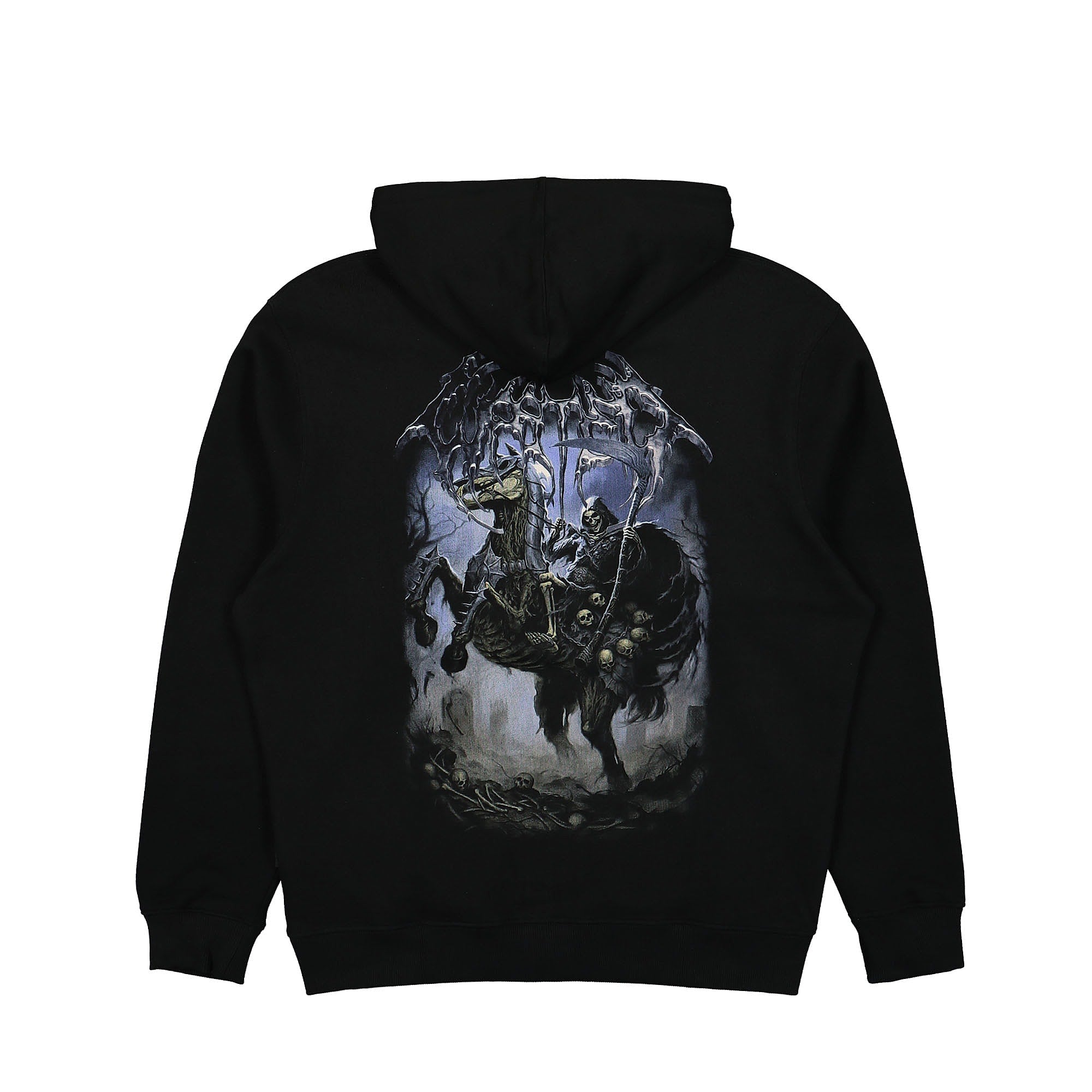 Wasted Paris Ashes Zip-Hoodie Black Hoodies Close-up | Overkill