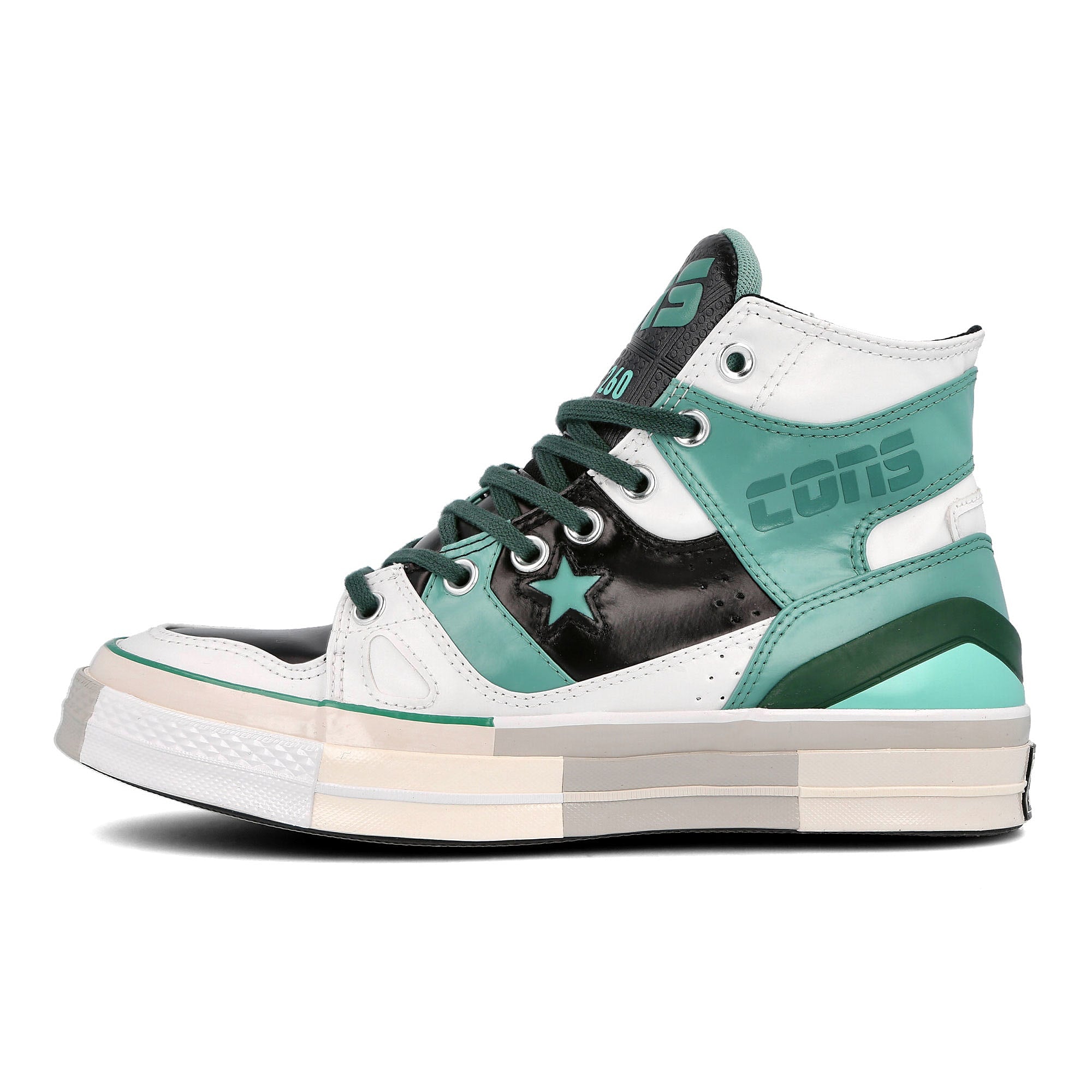 Converse x converse rubber chuck 70 e260 hi White-Beryl Green-Black Sneakers 167132C | Overkill