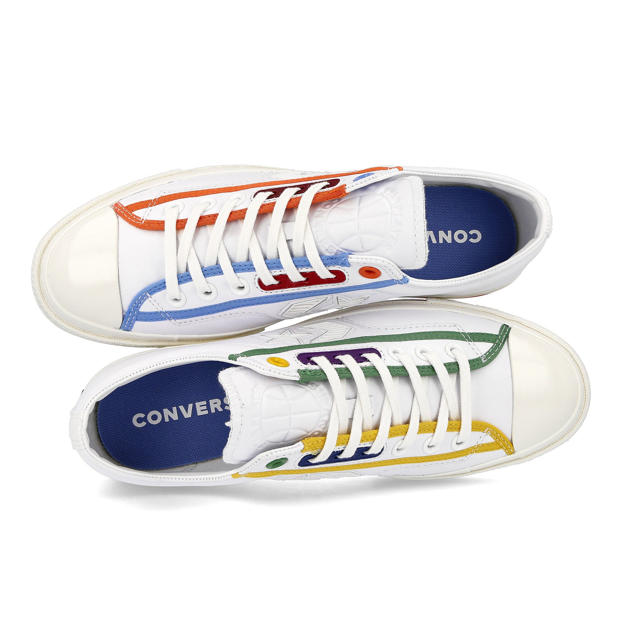 Converse logo mash up x converse star player ox White / Jet Stream / White 167141C | Overkill
