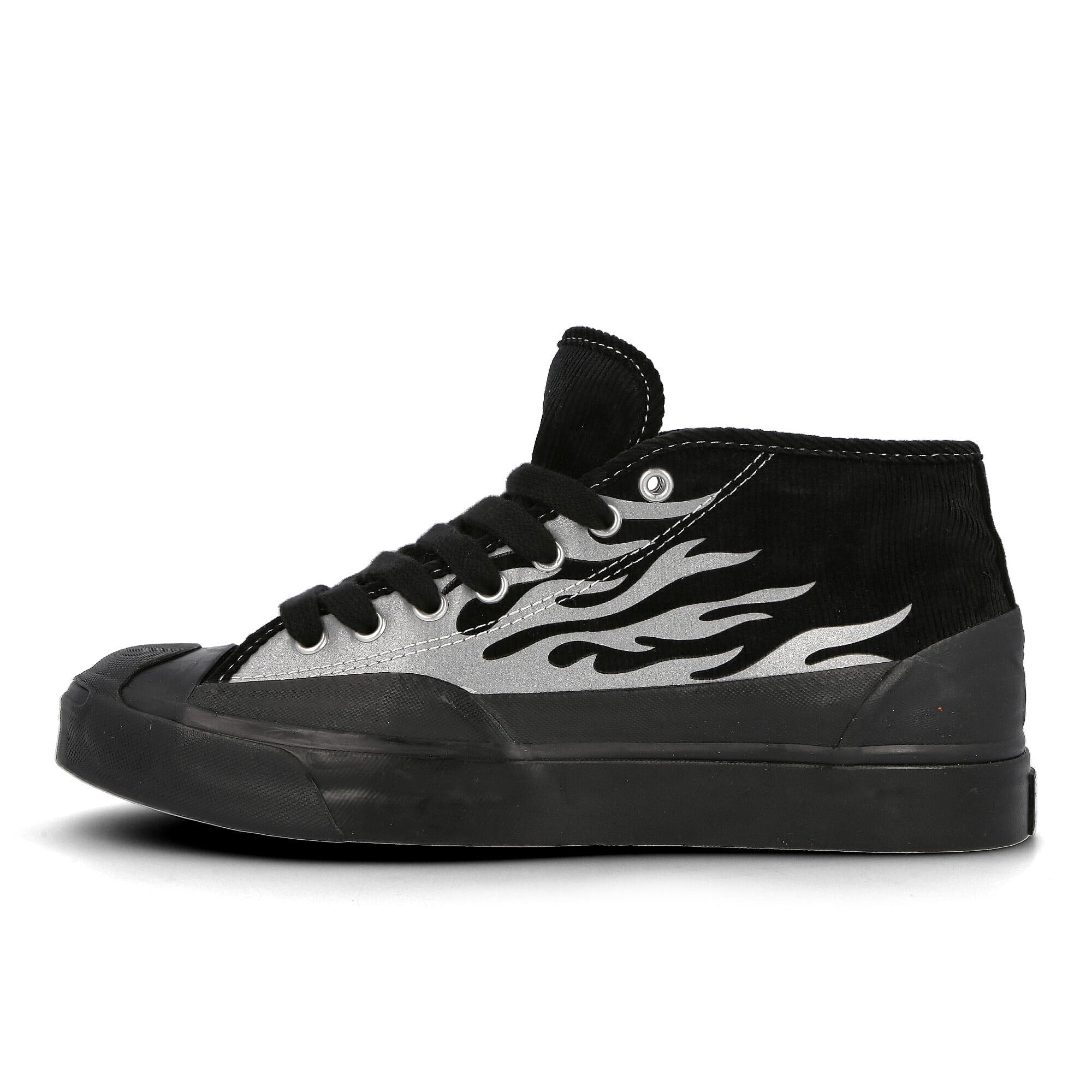 Converse ASAP Nast x Converse Jack Purcell Chukka Mid Black-Silver Sneakers 167379C | Overkill