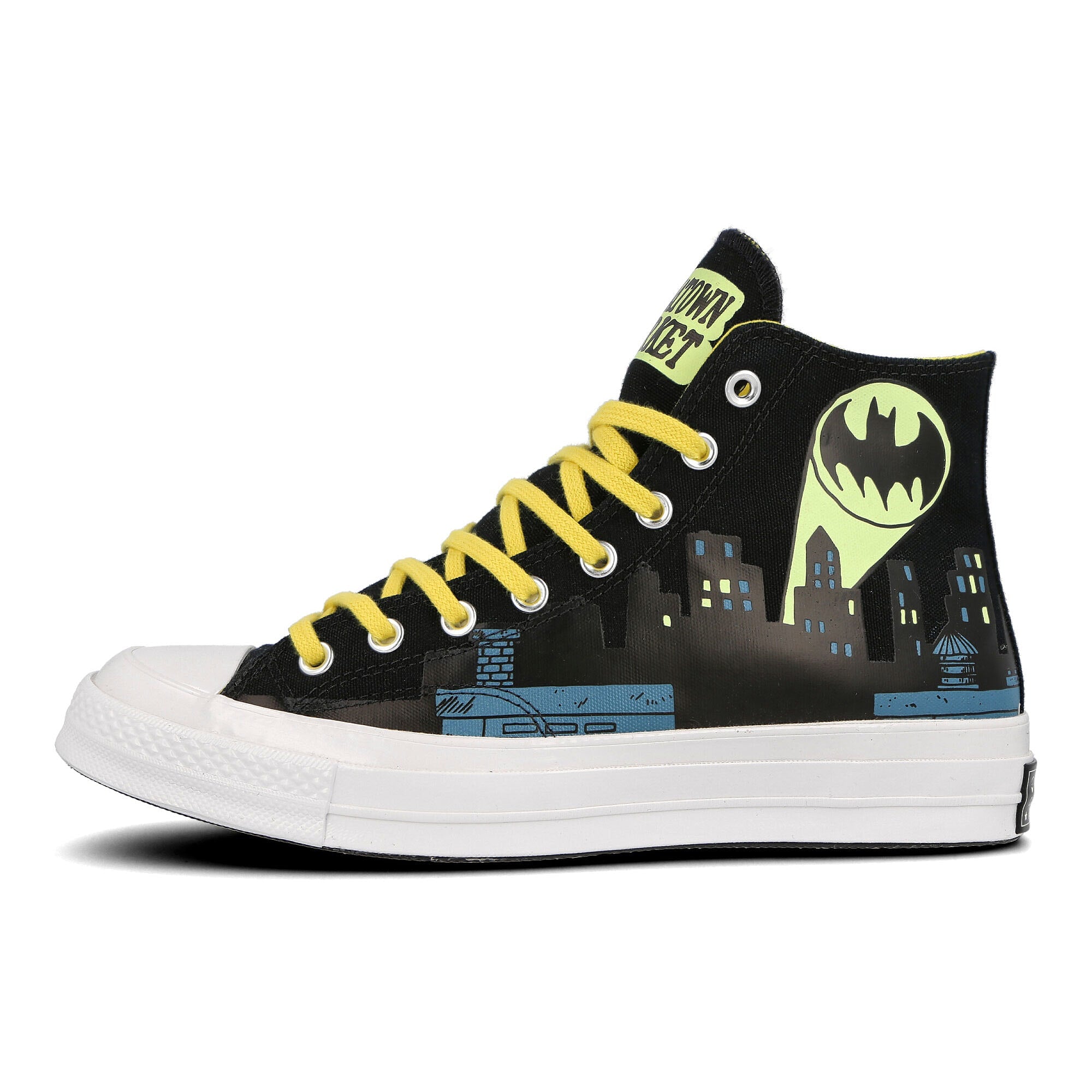 Converse Chinatown Market x Converse Batman Chuck 70 Hi Black / Blazing Yellow / White 167511C | Overkill