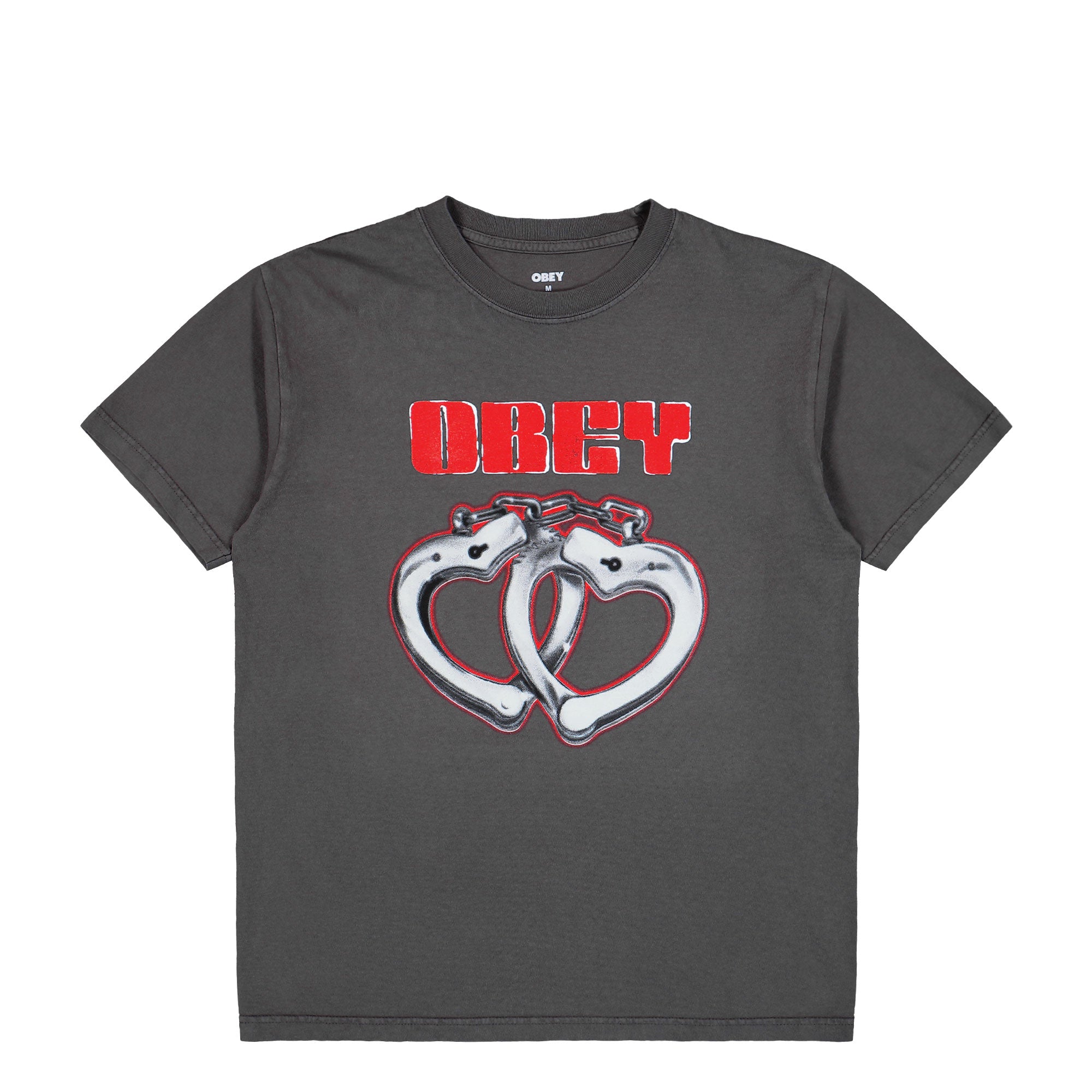 Obey Obey Cuffs T-Shirt Pigment Dusty Black T-Shirts 167924209 | Overkill