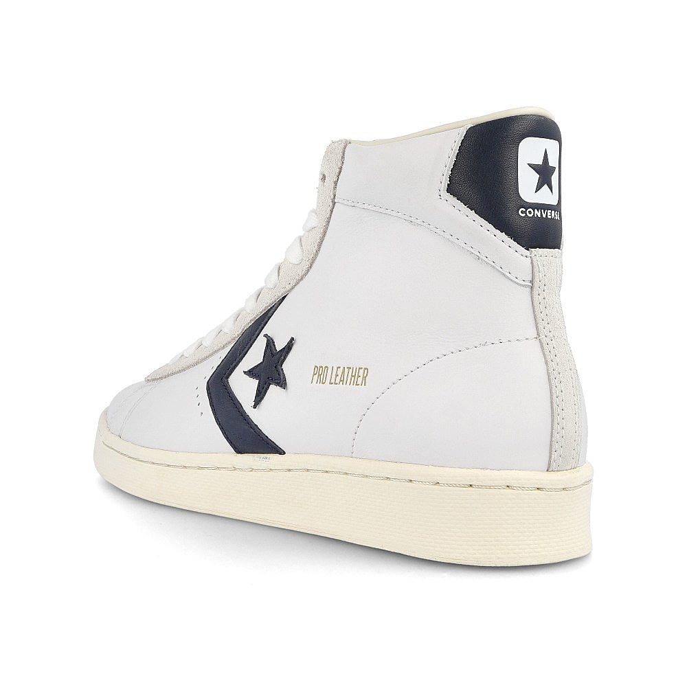 Converse pro leather og mid White-Obsidian-Egret Sneakers Material | Overkill