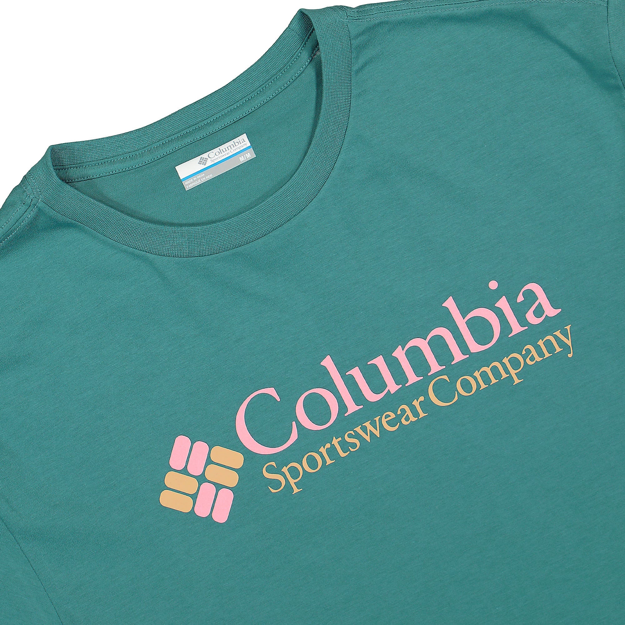 Columbia CSC Basic Logo Short Sleeve Tee Cloudburst T-Shirts Close-up | Overkill