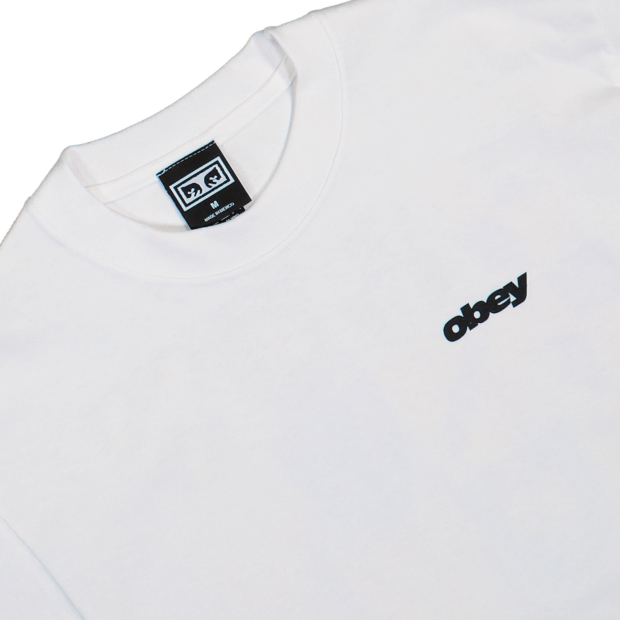 Obey Shields T-Shirt White T-Shirt 168024464-WHT Detailfoto | Overkill