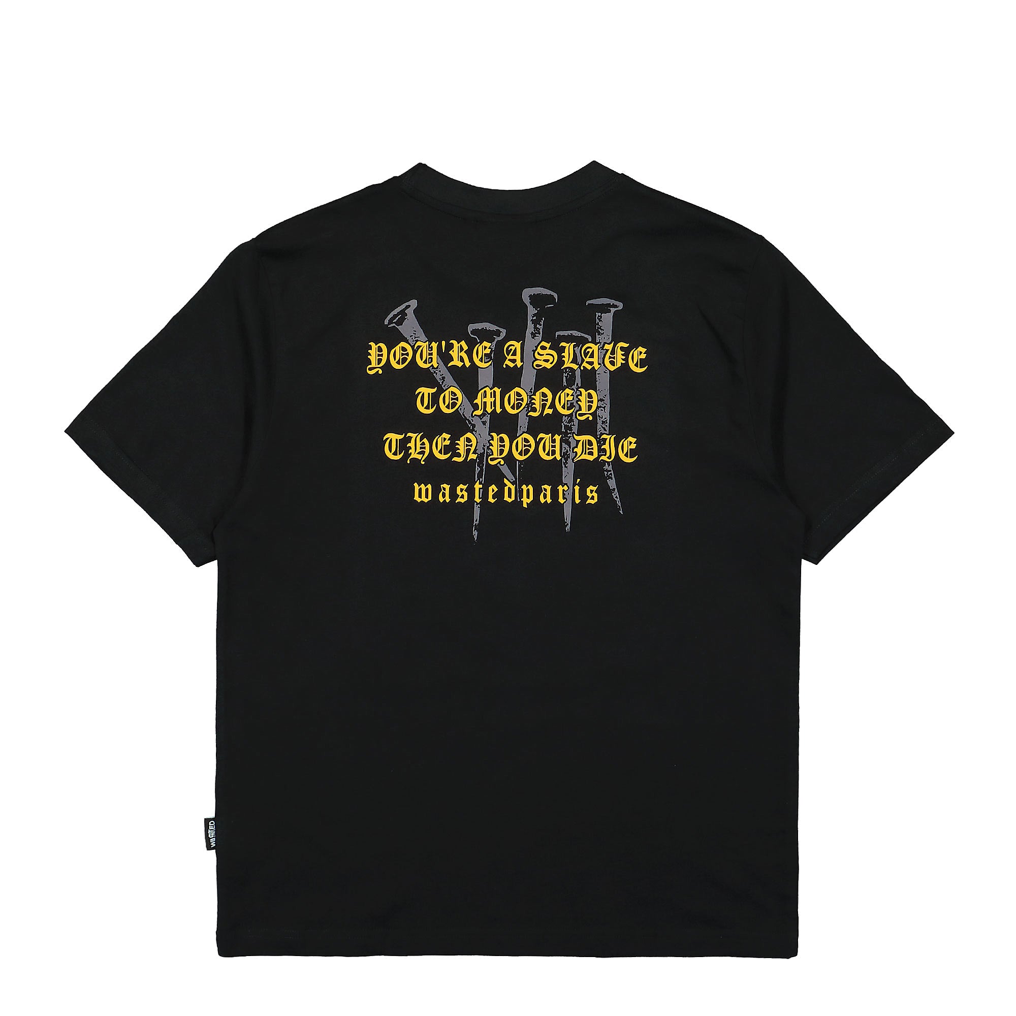 Wasted Paris Stake T-Shirt Black T-Shirts Close-up | Overkill
