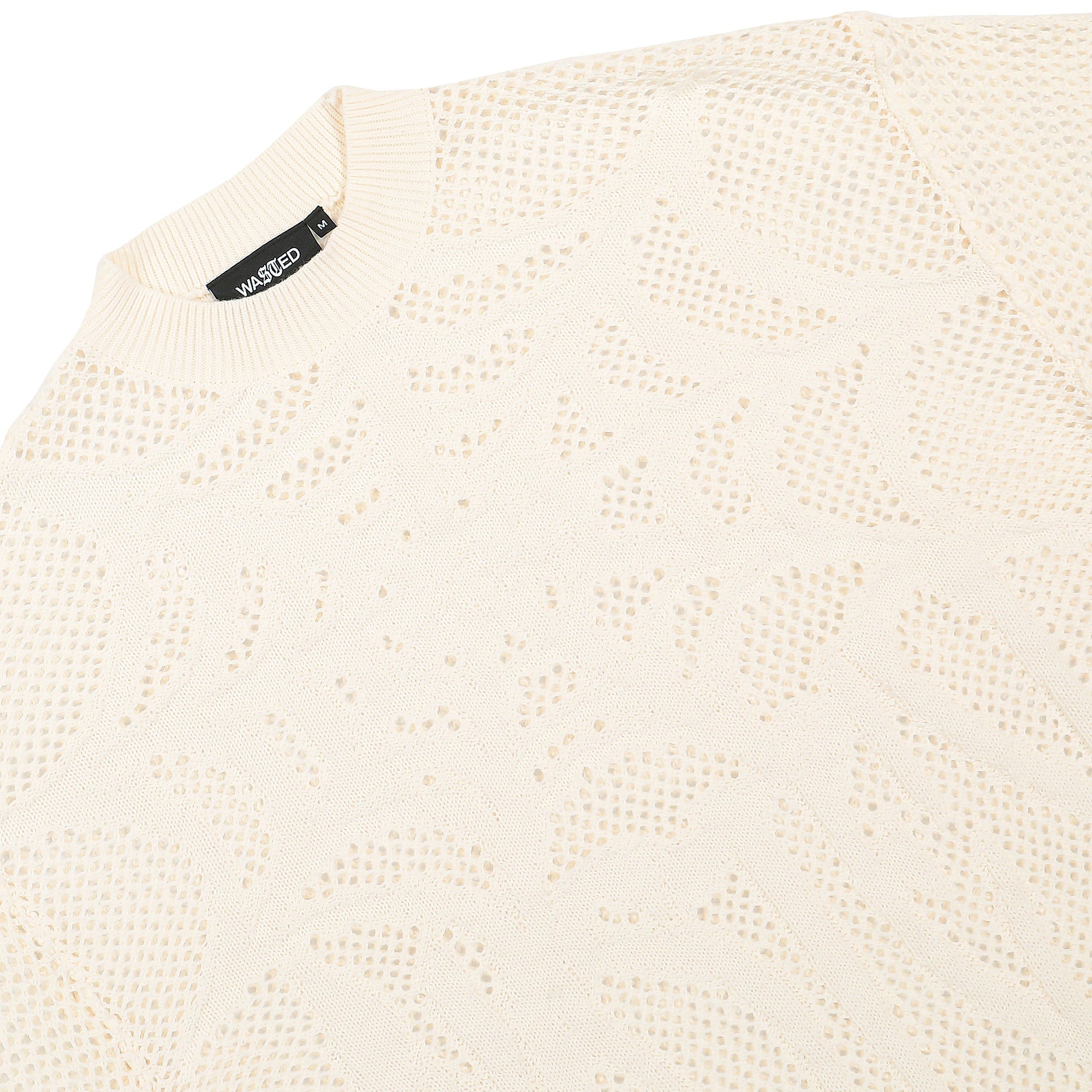 Wasted Paris Snatch Sweater Off White Sweatshirts Close-up | Overkill