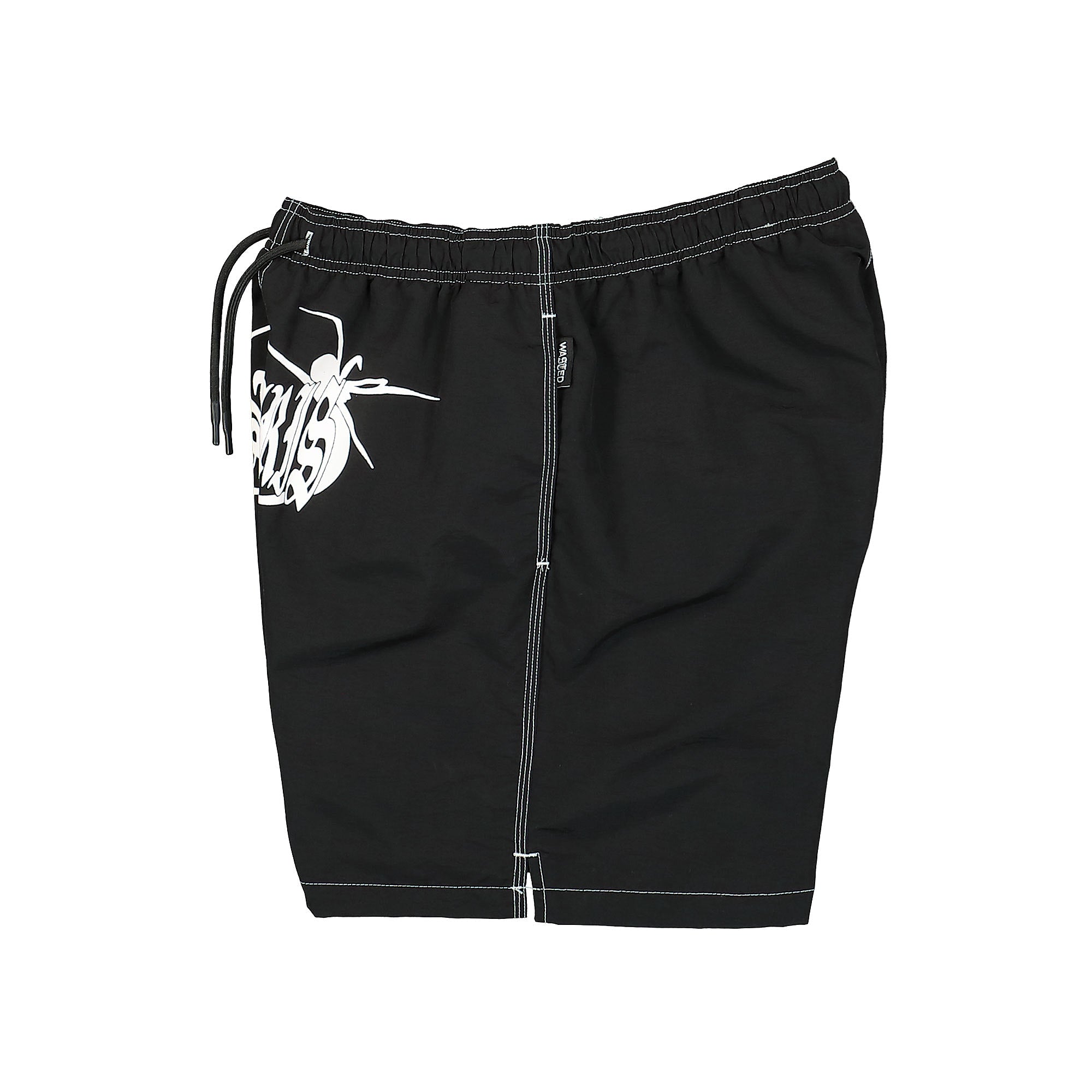 Wasted Paris Boiler Swim Short Black Swimwear Close-up | Overkill