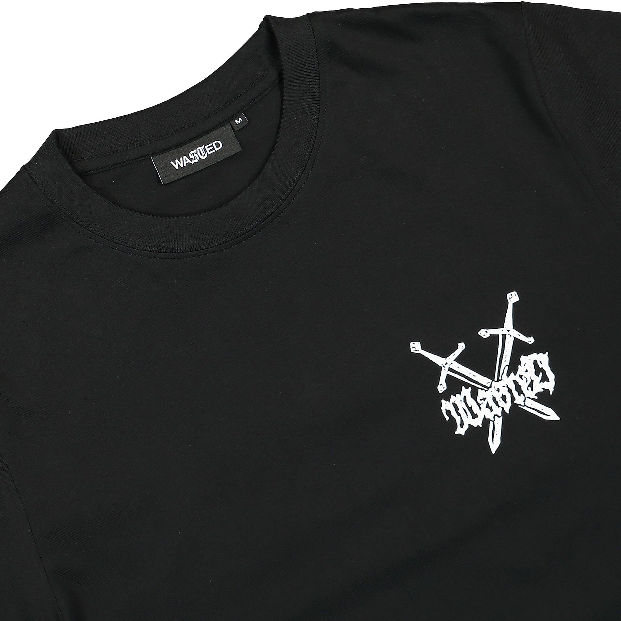 Wasted Paris Atrax T-Shirt Black T-Shirts Material | Overkill