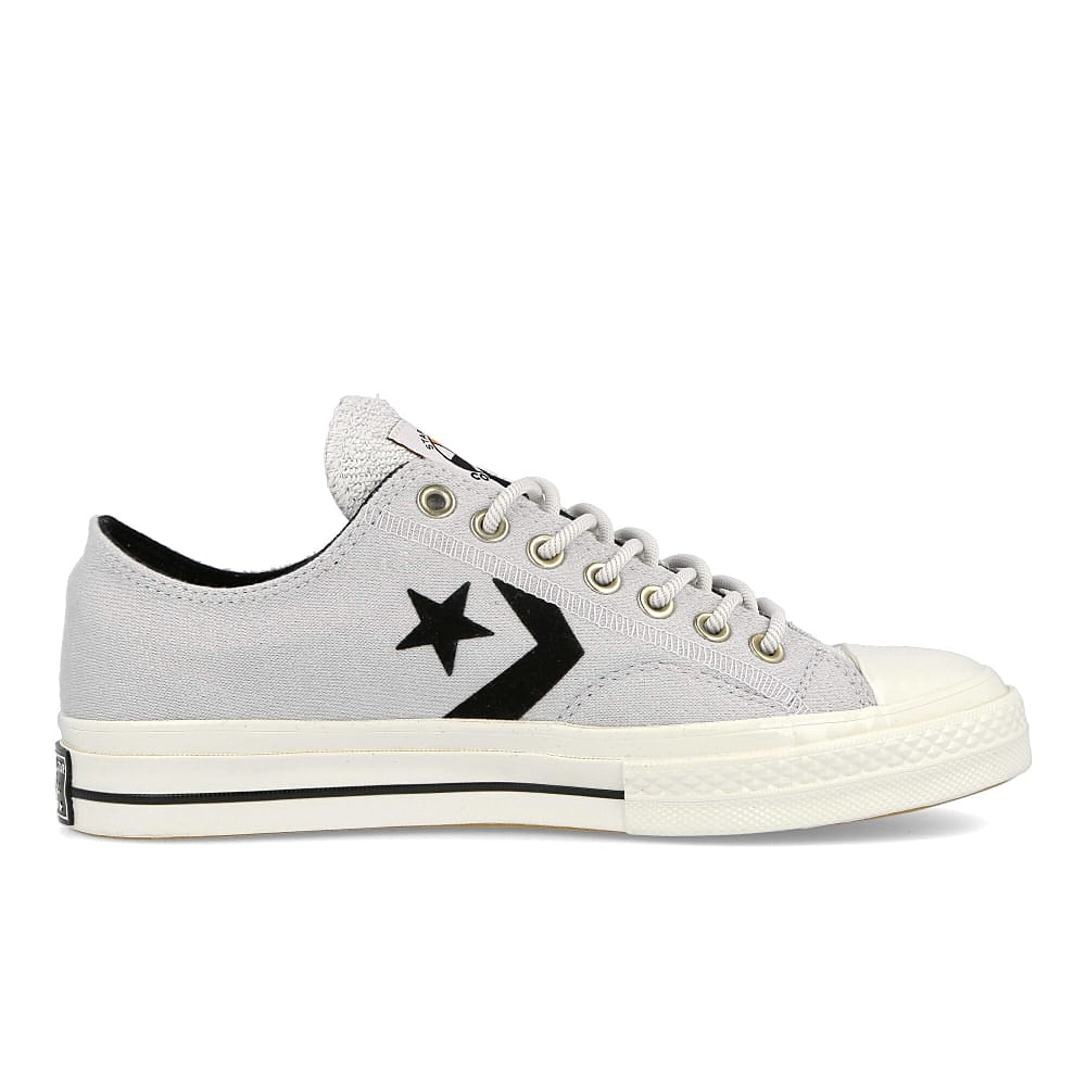 Converse x converse reverse terry star player ox White / Lunar Rock / Black Material | Overkill