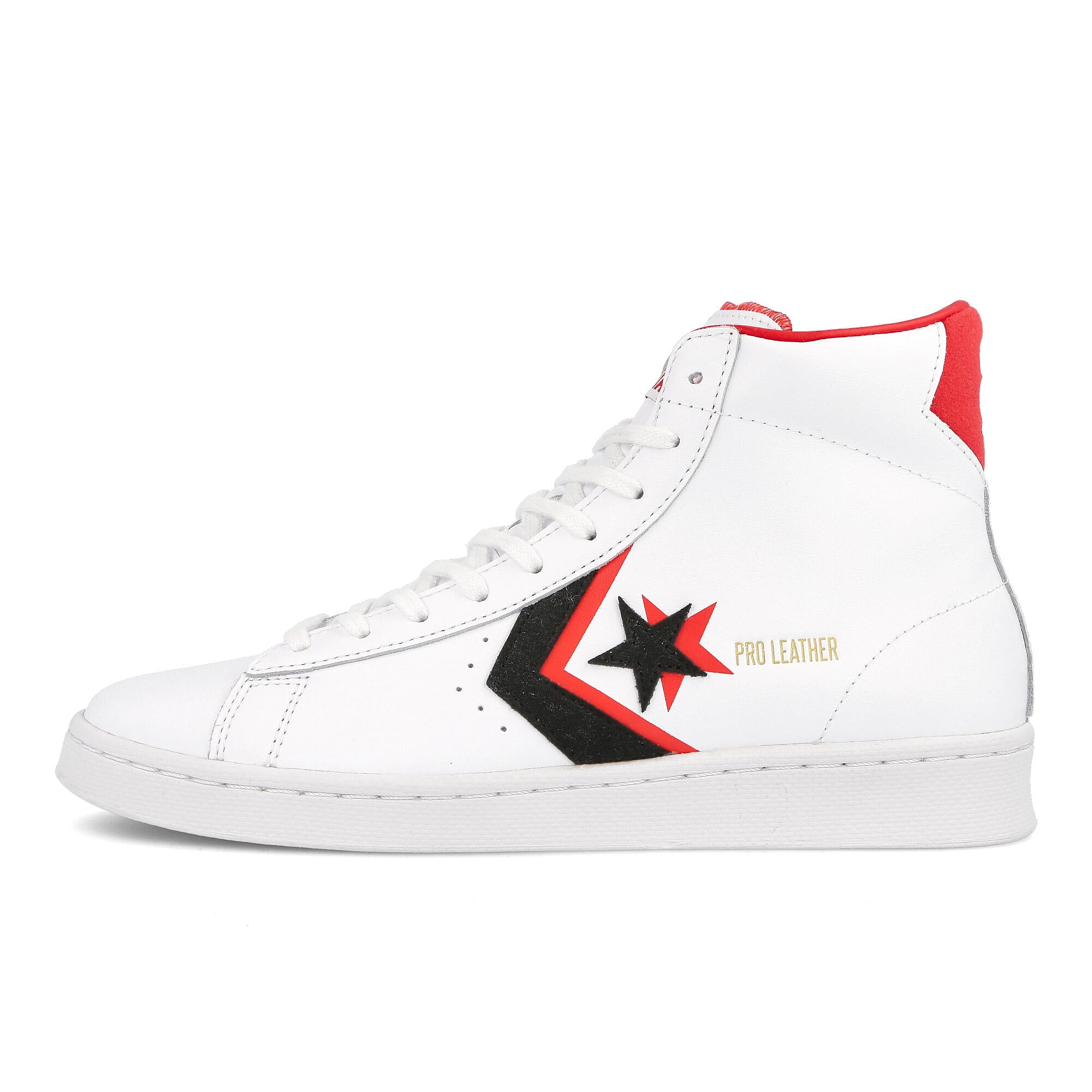 Converse pro leather hi White / Black / University Red 169024C | Overkill