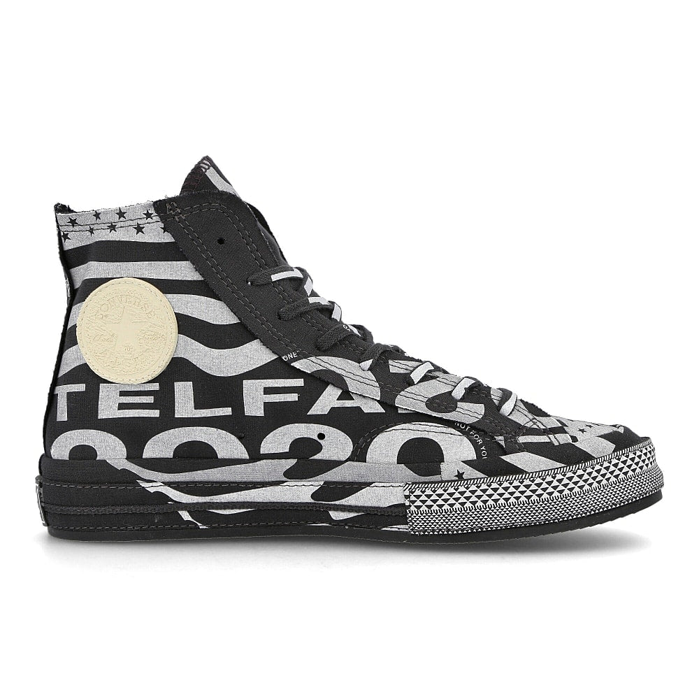 Converse Telfar x Converse CT 70 Hi White-Black Sneakers Silhouette | Overkill