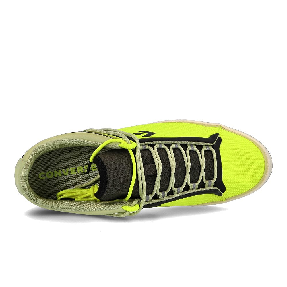 Converse Seam Tape x Converse Pro Leather Ox Lemon Venom / Black / Egret Detail view 1 | Overkill