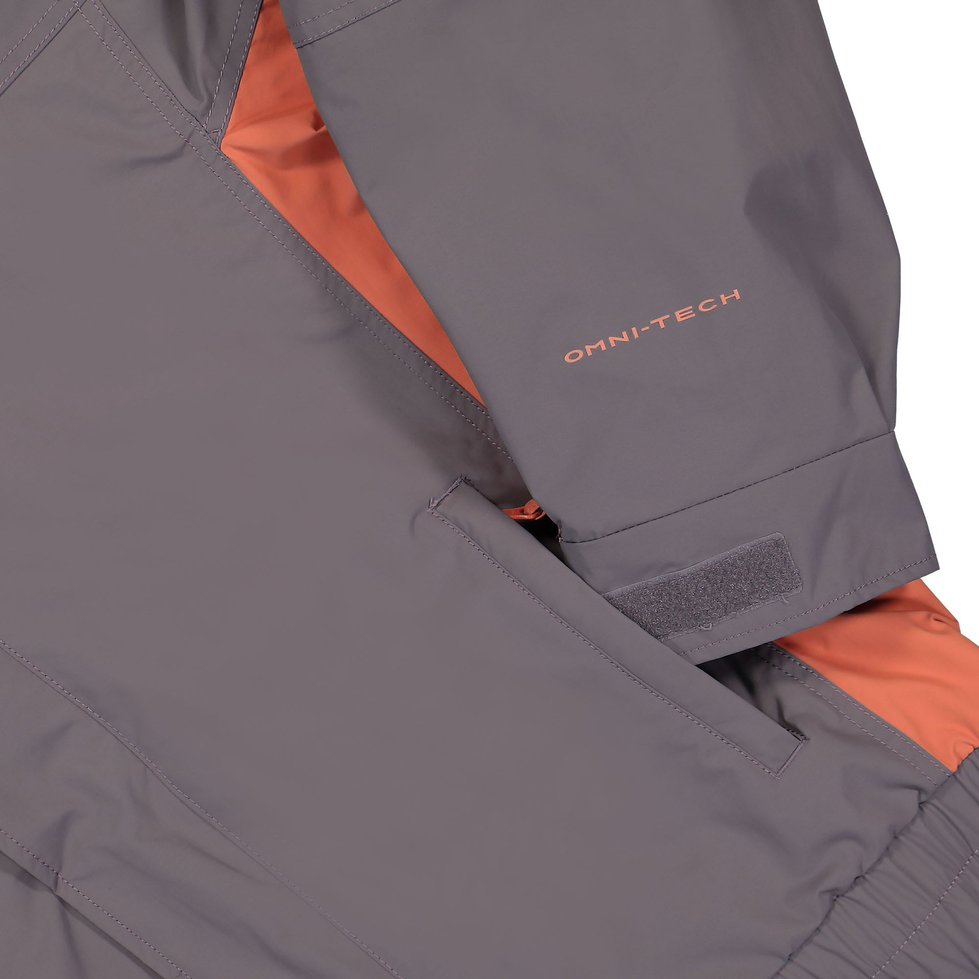 Columbia Bugaboo 1986 Interchange Jacket Granite Purple, Faded Peach Windbreaker Detail view 3 | Overkill