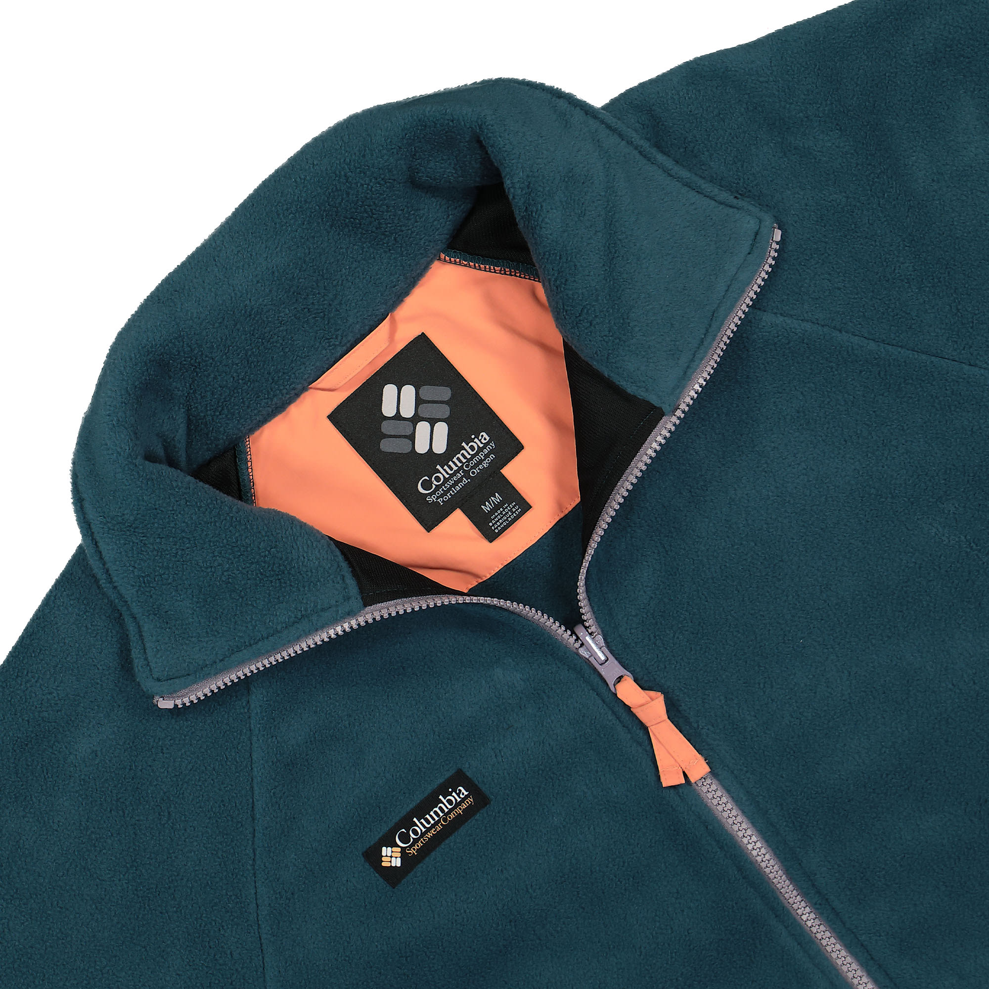 Columbia Bugaboo 1986 Interchange Jacket Granite Purple, Faded Peach Windbreaker Detail view 4 | Overkill