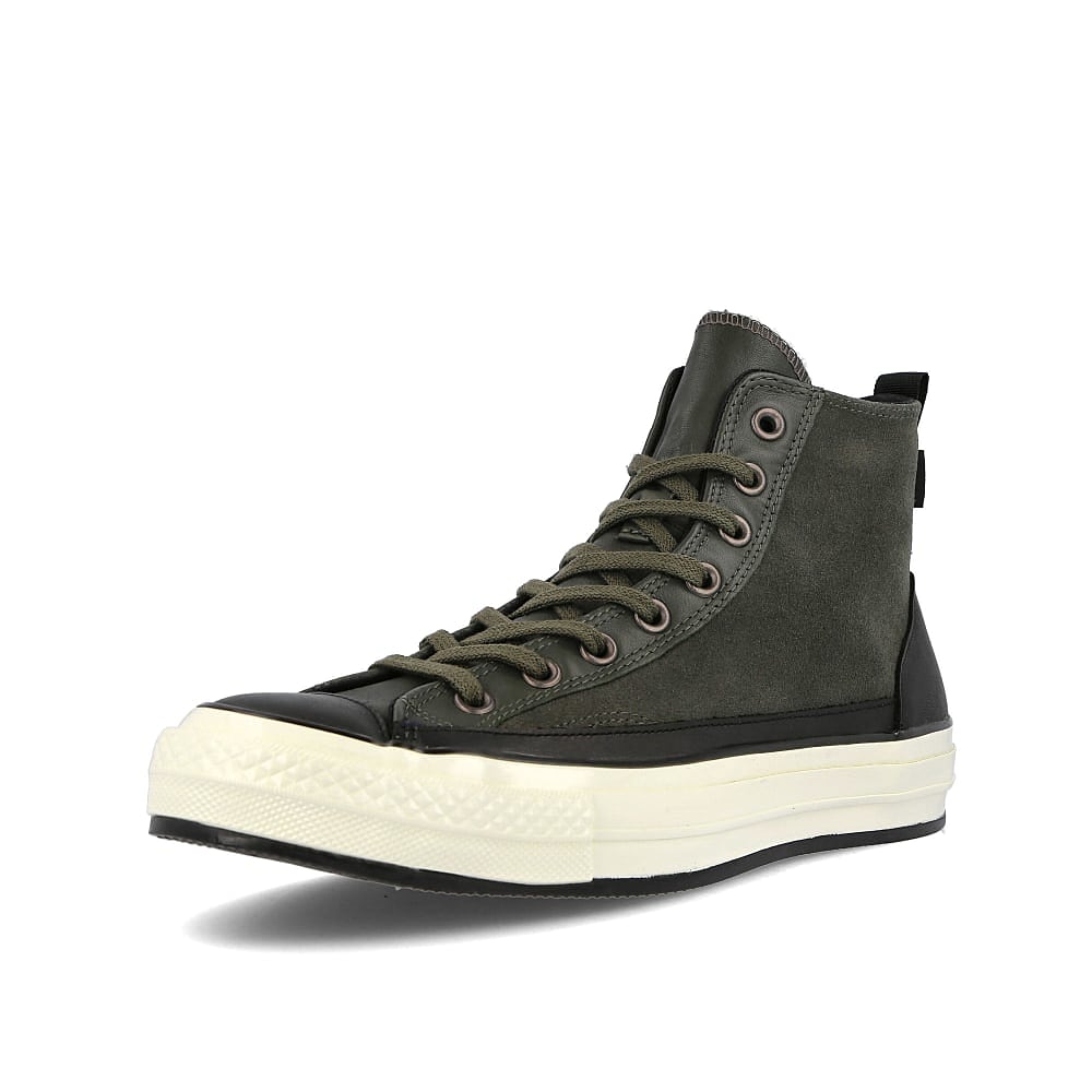 Converse Haven x Converse Chuck 70 Hi Forest Night-Egret-Black Sneakers Close Up | Overkill