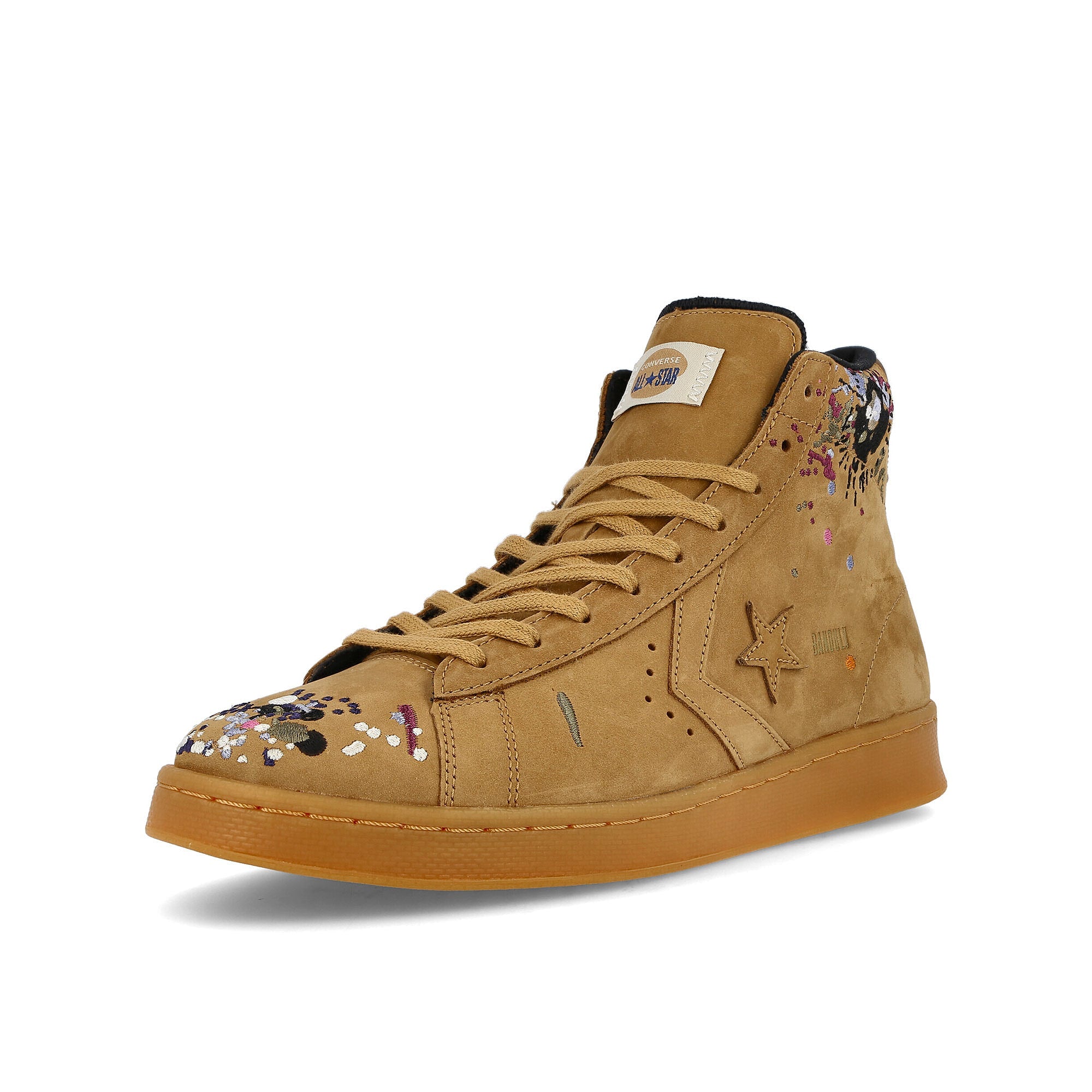 Converse Bandulu x Converse Pro Leather Mid Flux -Gum Light Honey-Brown Sneakers Detail View 1 | Overkill