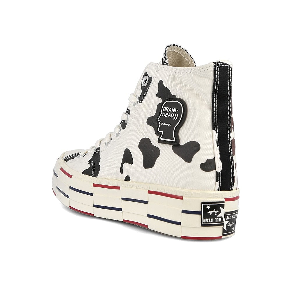 Converse Brain Dead x Converse Chuck 70 Hi Egret / Black / French Roast Close-up | Overkill