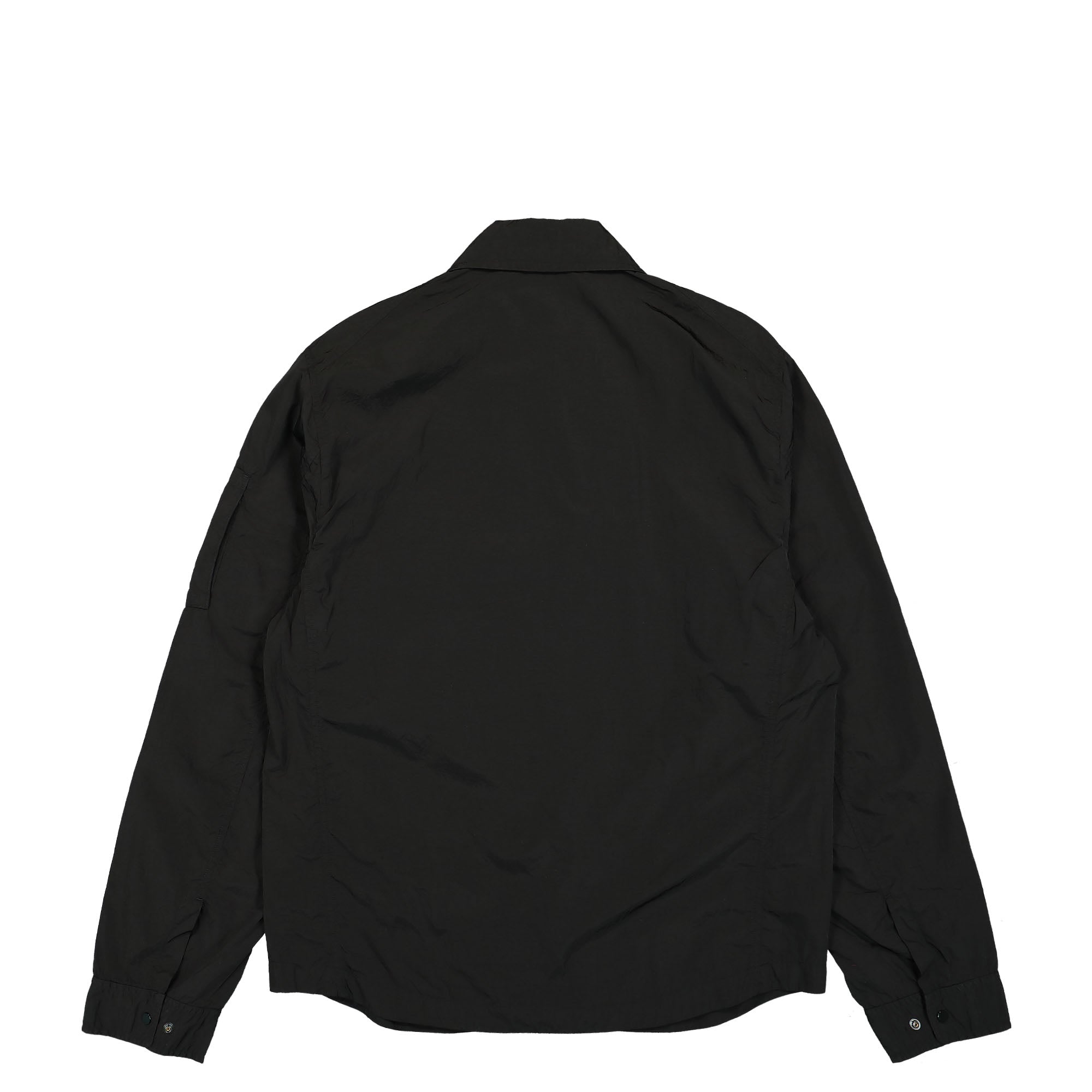 C.P. Company Chrome-R Pocket Overshirt Black Jackets Material | Overkill