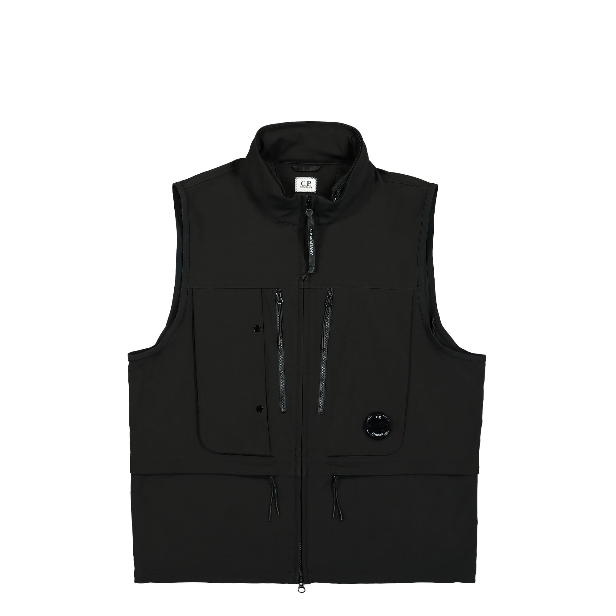 C.P. Company C.P. Shell-R Utility Vest Black Vests 16CMOW105A-005968A 999 | Overkill