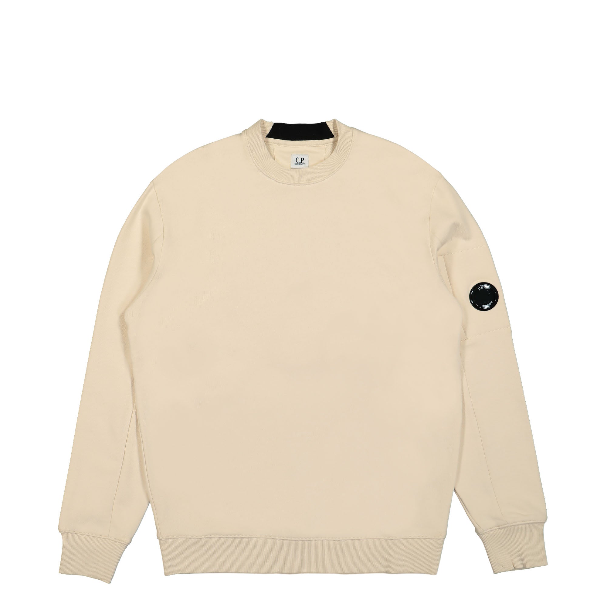 C.P. Company Diagonal Raised Fleece Sweatshirt Pistachio Shell Sweatshirts 16CMSS022A-005086W 402 | Overkill